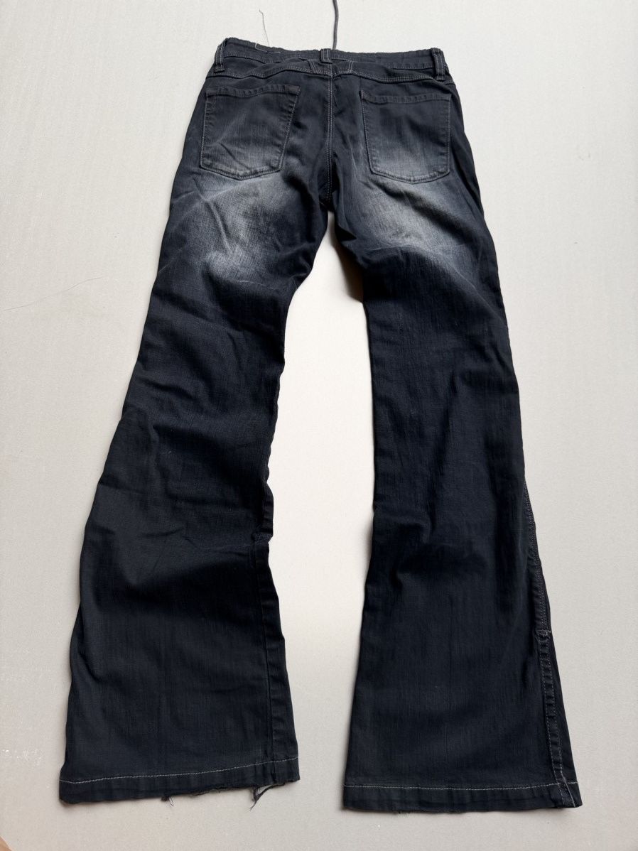 Japanese Brand Mfg lace up flare jeans ( custom ) Size US 26 / EU 42 - 3 Thumbnail