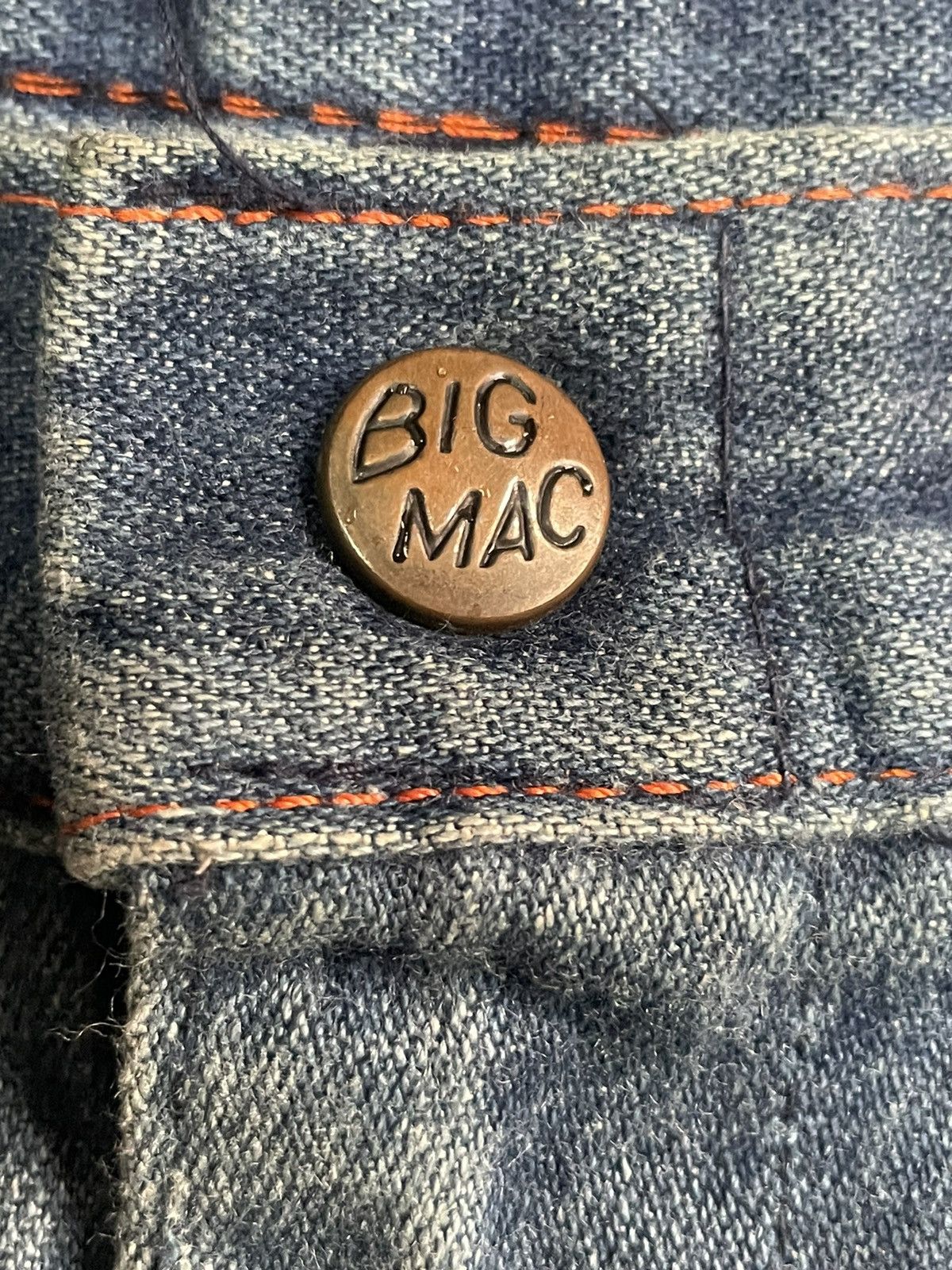 Big Mac × Vintage Vintage Big Mac Workers Denim Size US 37 - 19 Thumbnail