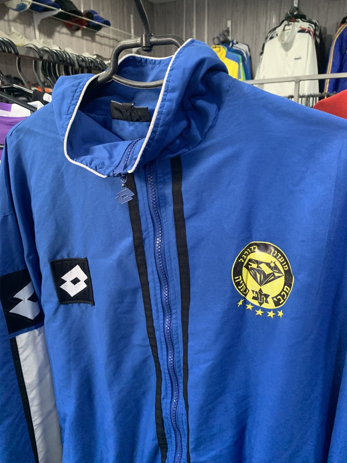Lotto Sport × Vintage Lotto Jacket Vintage Football Club Maccabi Netanya Size L Size US L / EU 52-54 / 3 - 3 Thumbnail