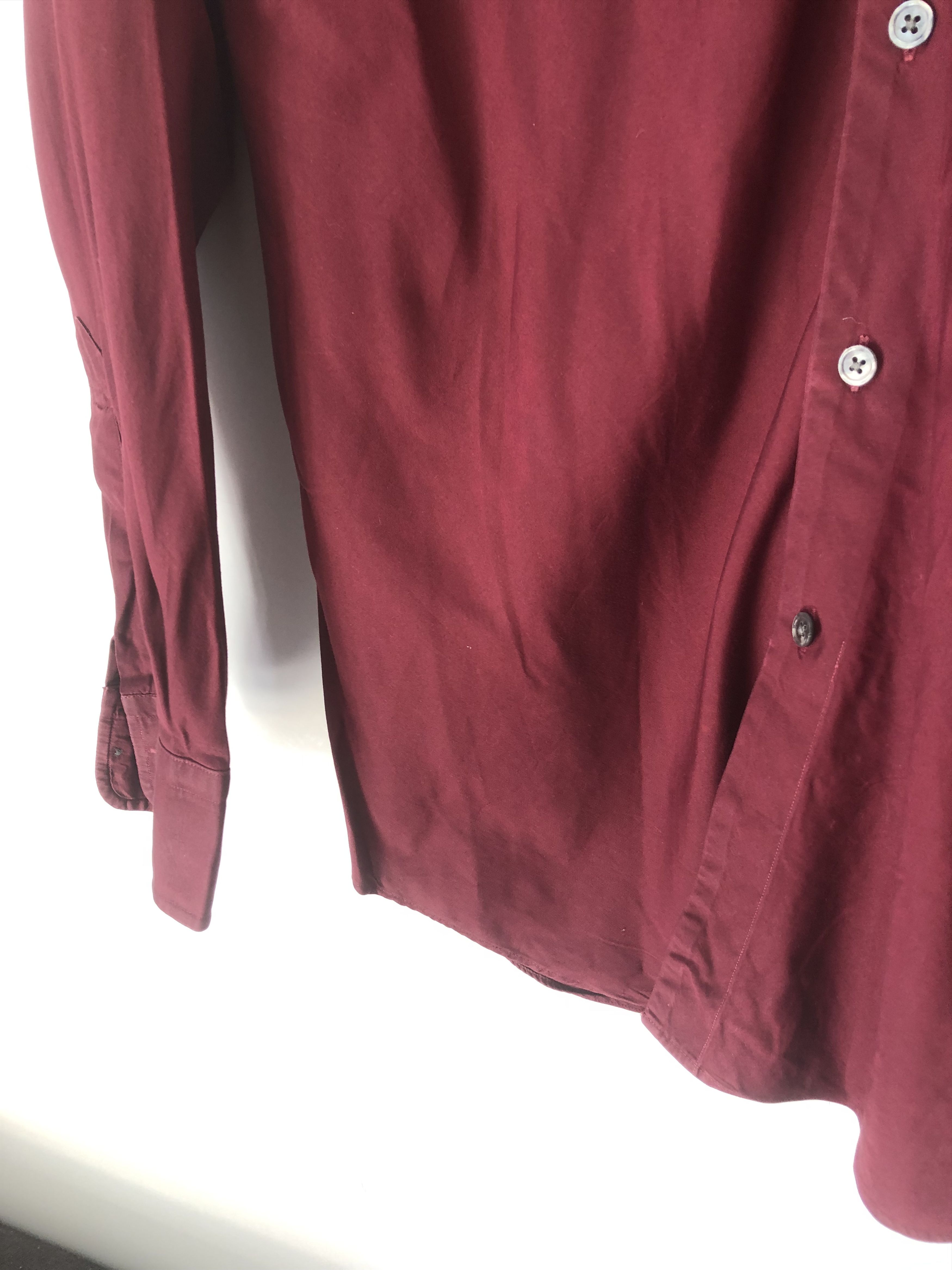 Yohji Yamamoto red wine shirt Size US M / EU 48-50 / 2 - 3 Thumbnail
