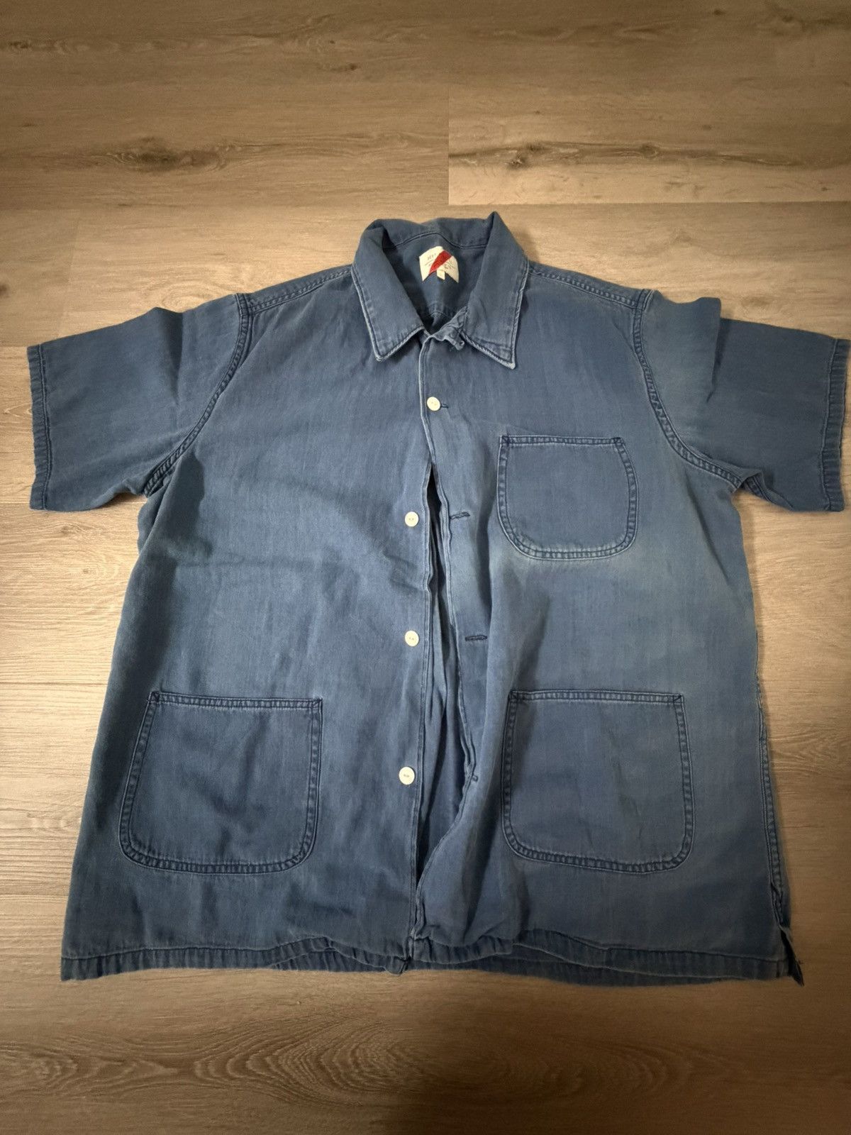 Best Made Best made herringbone camp shirt with pockets Size US L / EU 52-54 / 3 - 1 Thumbnail