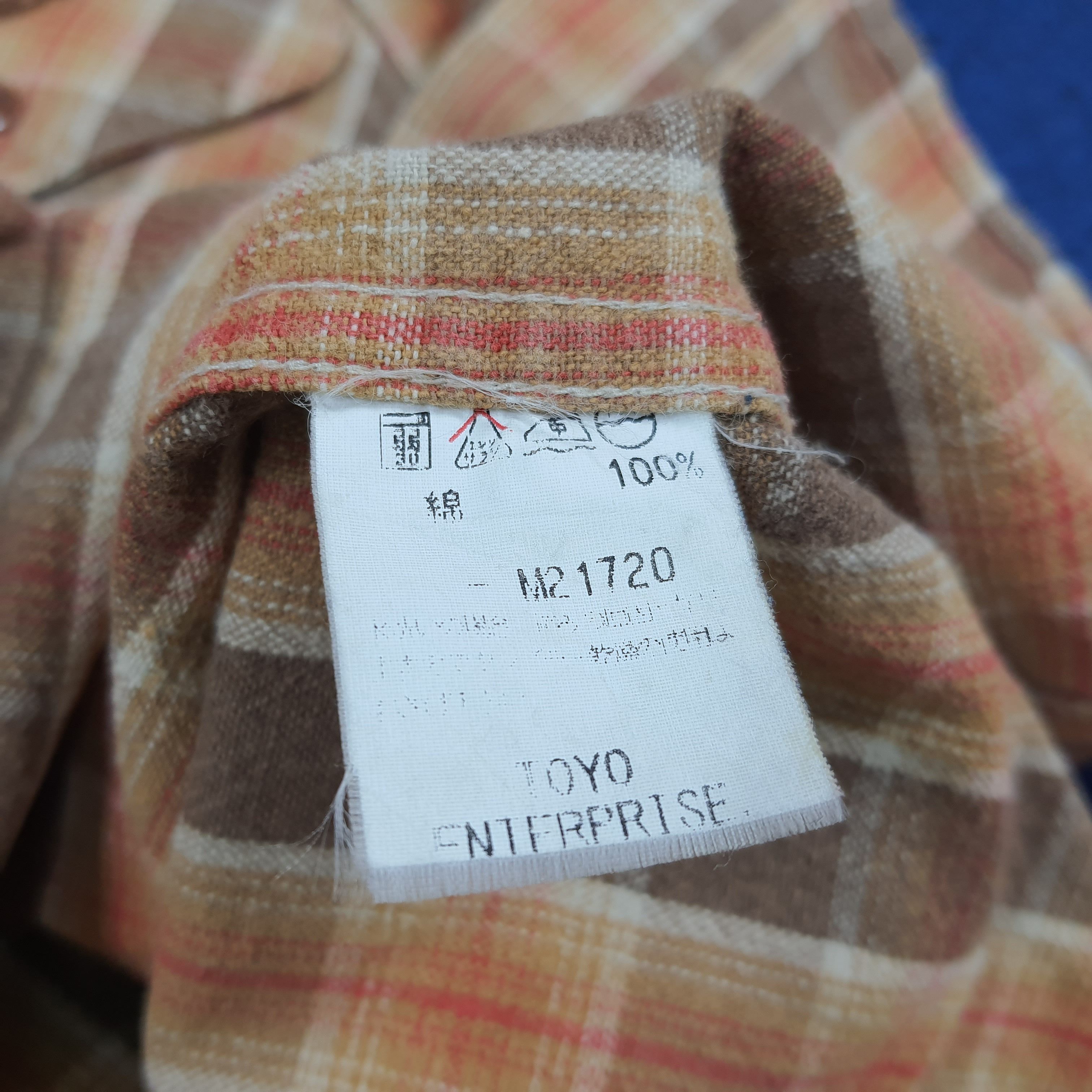 Sugar Cane Vintage Sugar Cane Japan Flannel Button Up Shirt C294N42 Size US M / EU 48-50 / 2 - 6 Thumbnail