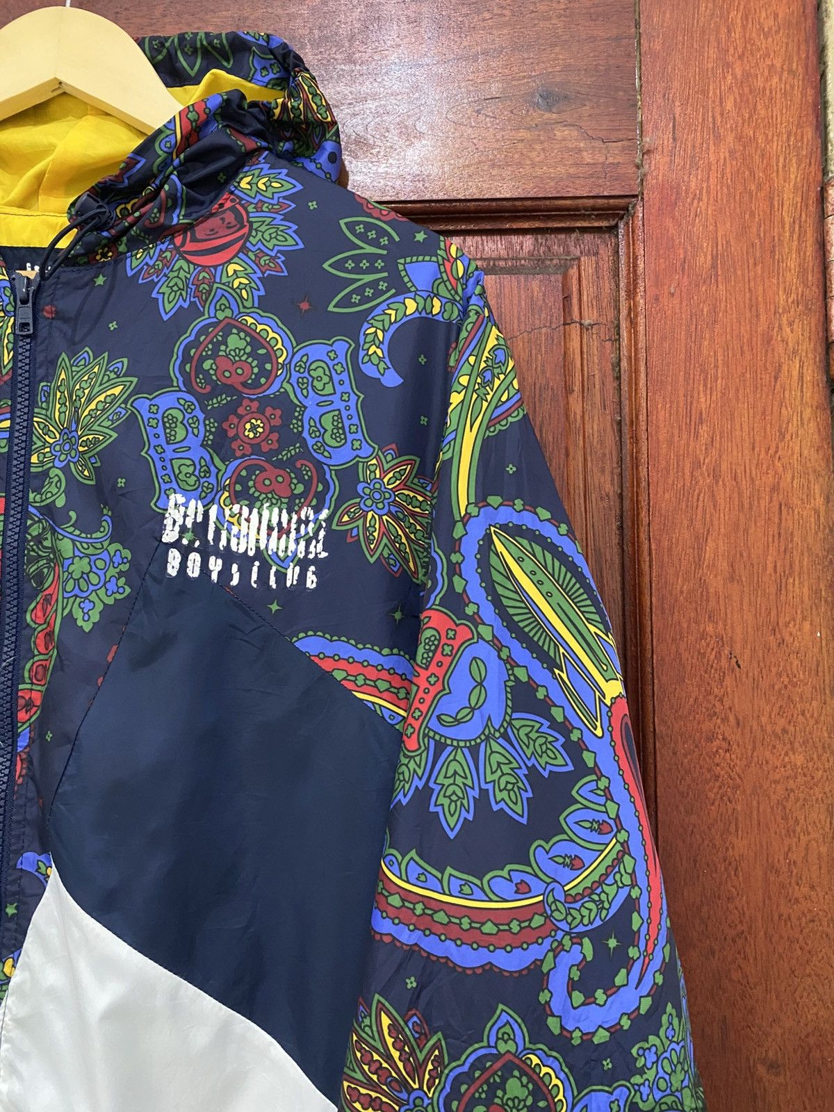 Billionaire Boys Club Billionaire Boys Club Paisley Nylon Jacket Size US XL / EU 56 / 4 - 4 Thumbnail