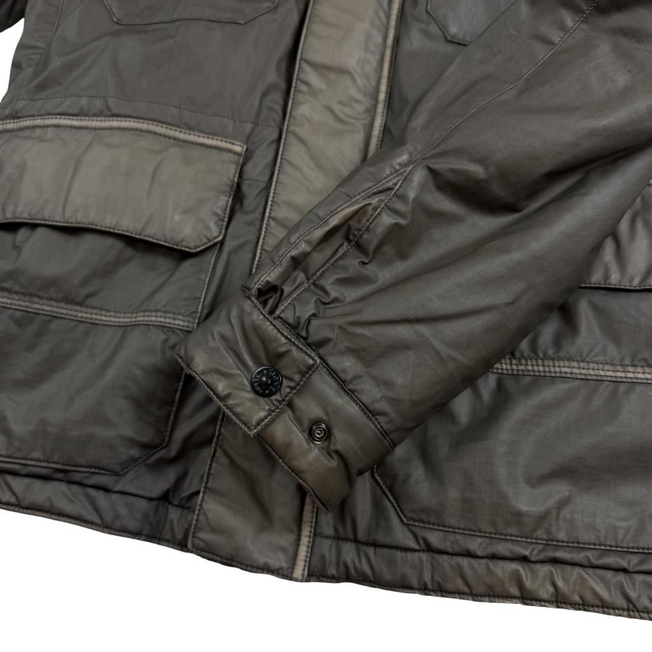 Stone Island Stone Island Brown Mussola Gommato Multipocket Jacket Small Size US S / EU 44-46 / 1 - 7 Thumbnail