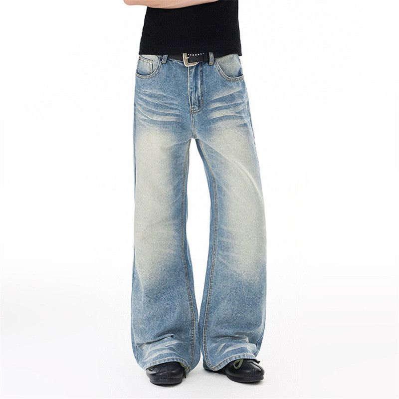 Japanese Brand Men's American Vintage Washed Flared Jeans Size US 32 / EU 48 - 3 Thumbnail