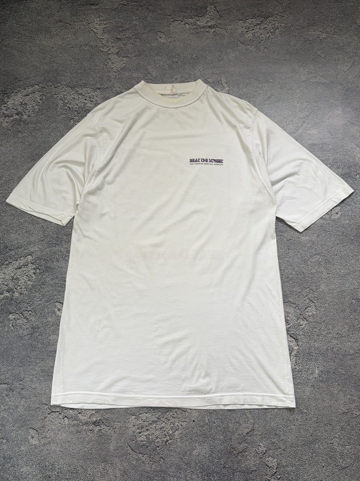 Vintage Vtg Beat The Street Touring Service T-Shirt Single Stitch Size US XL / EU 56 / 4 - 2 Thumbnail