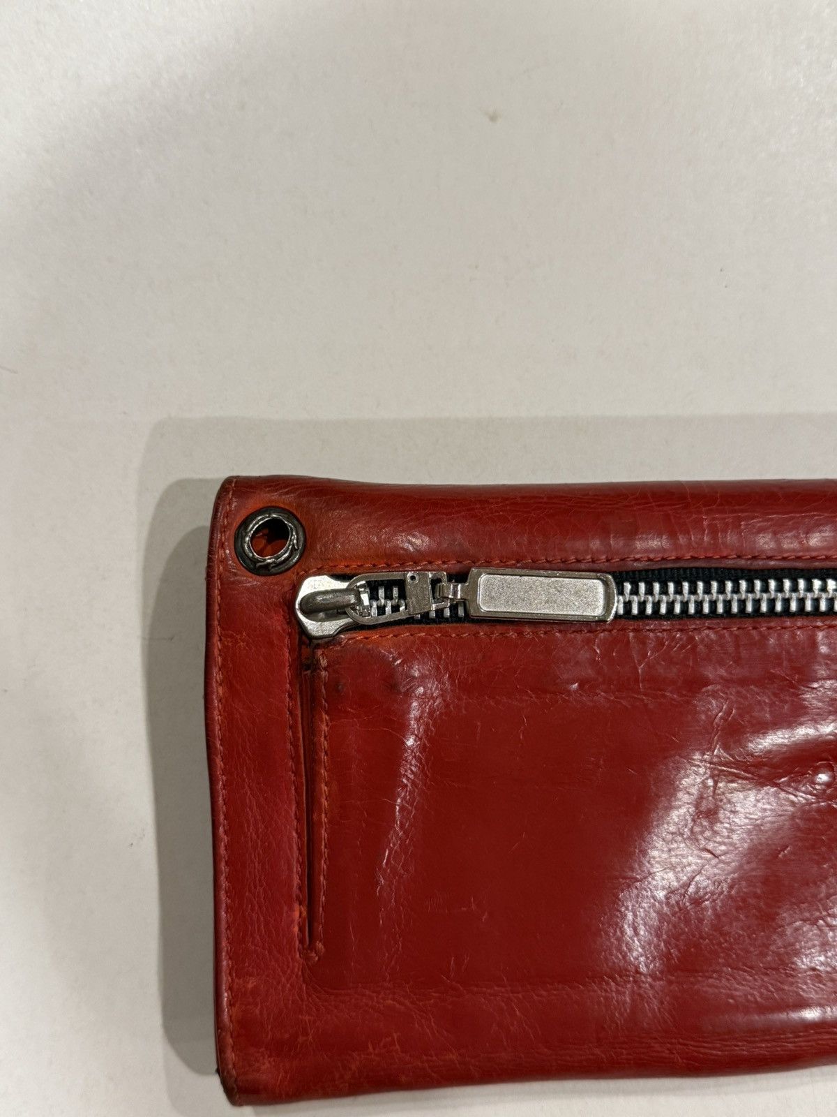 Chrome Hearts Chrome Hearts Wave Wallet Leather Suede Silver Cross Balls Size ONE SIZE - 6 Thumbnail
