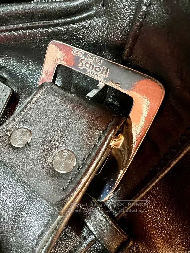 Schott Schott 613 heavy castrated cowhide Size US XS / EU 42 / 0 - 9 Thumbnail