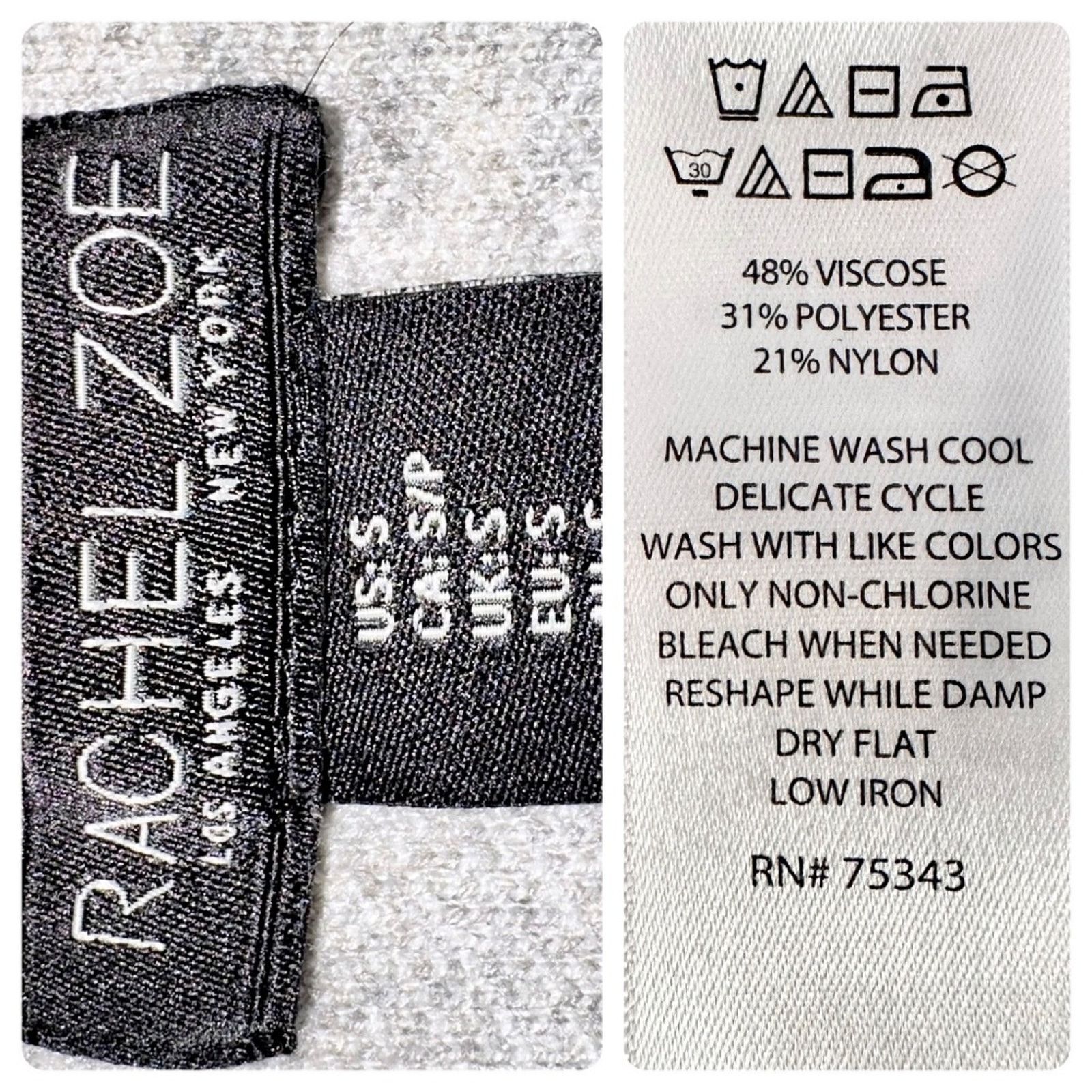 Rachel Zoe Rachel Zoe Mock Neck Grey Sweater, Soft Knit, Size XS NWT Size S / US 4 / IT 40 - 5 Thumbnail