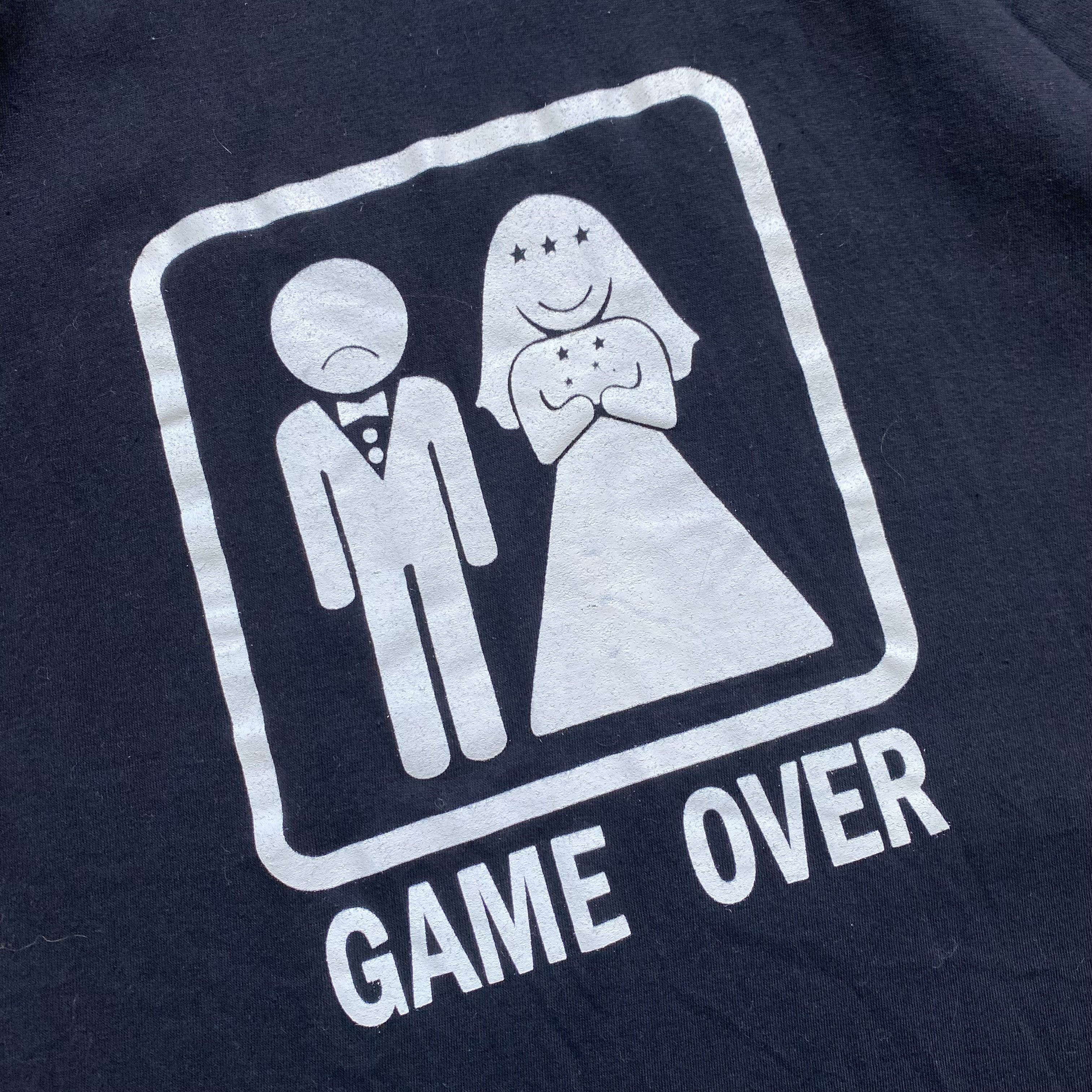Band Tees Vintage 90s Humor Tee Game Over Y2K Size US M / EU 48-50 / 2 - 4 Thumbnail