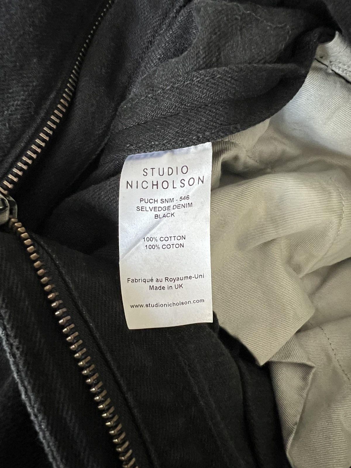 Studio Nicholson Puch Pant Selvedge Denim Jeans Washed Black (tagged  medium) | Grailed