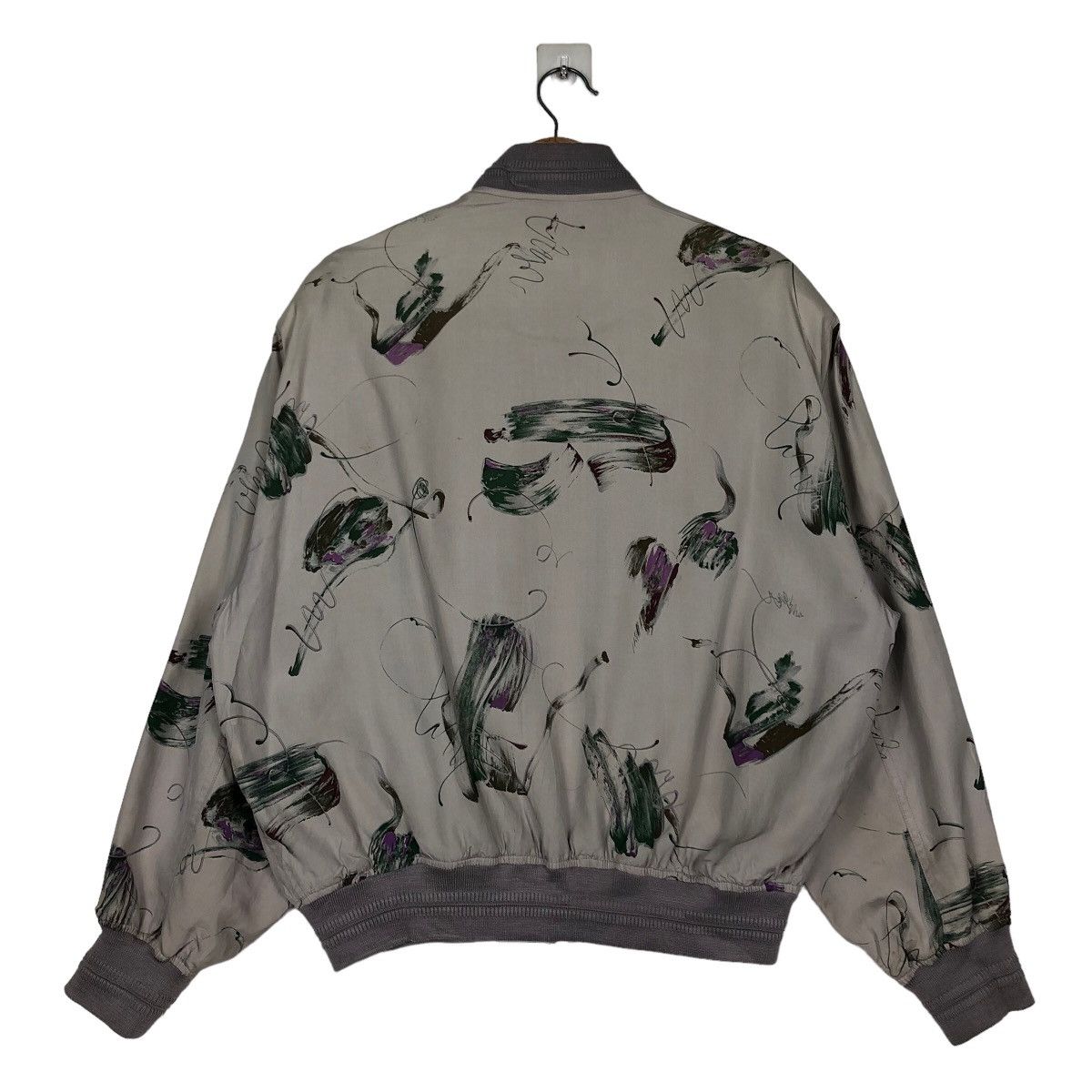 Japanese Brand 🔥Vintage Bomber Jacket Pure Silk Elspia Issey Miyake Size US M / EU 48-50 / 2 - 8 Thumbnail
