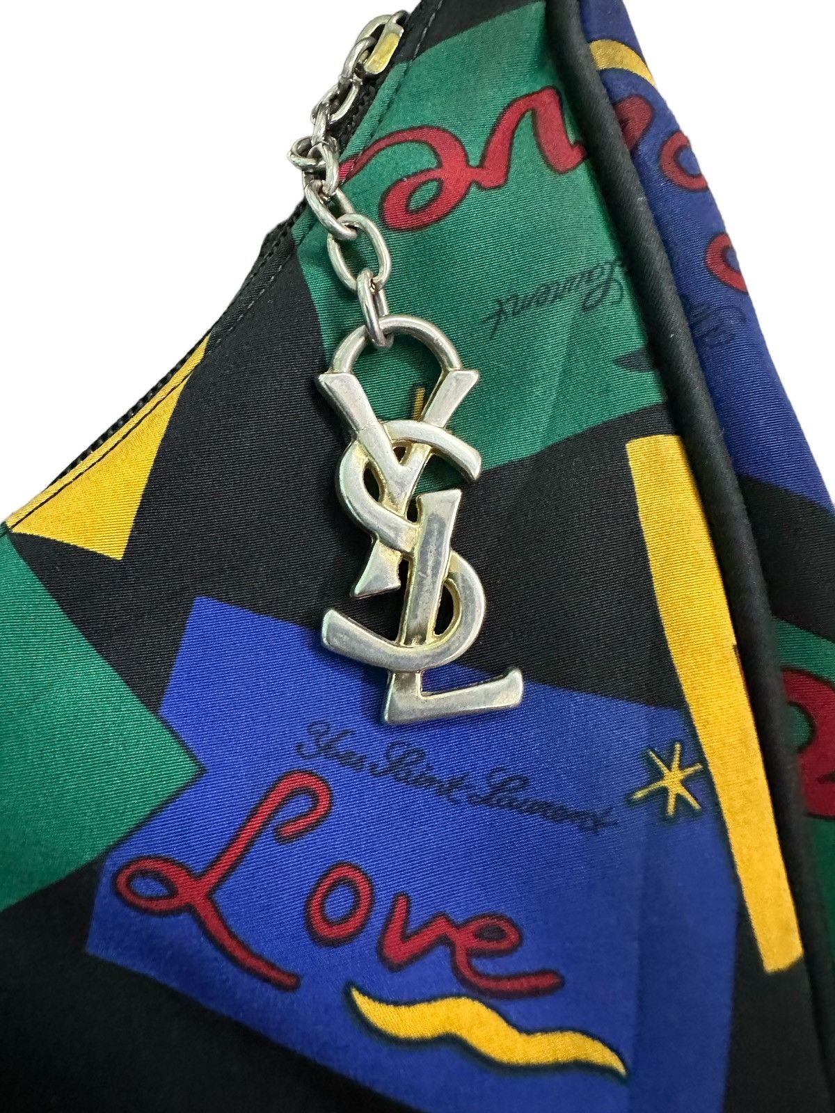 Yves Saint Laurent AUTHENTIC YVES SAINT LAURENT LOVE MULTICOLOUR SHOULDER BAG Size ONE SIZE - 6 Thumbnail