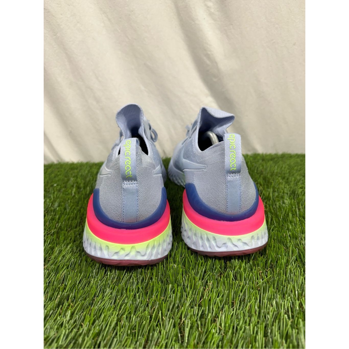 Nike Nike Epic React Flyknit 2 Men's Size 14 Running Shoes Hydrog Size US 14 / EU 47 - 3 Thumbnail