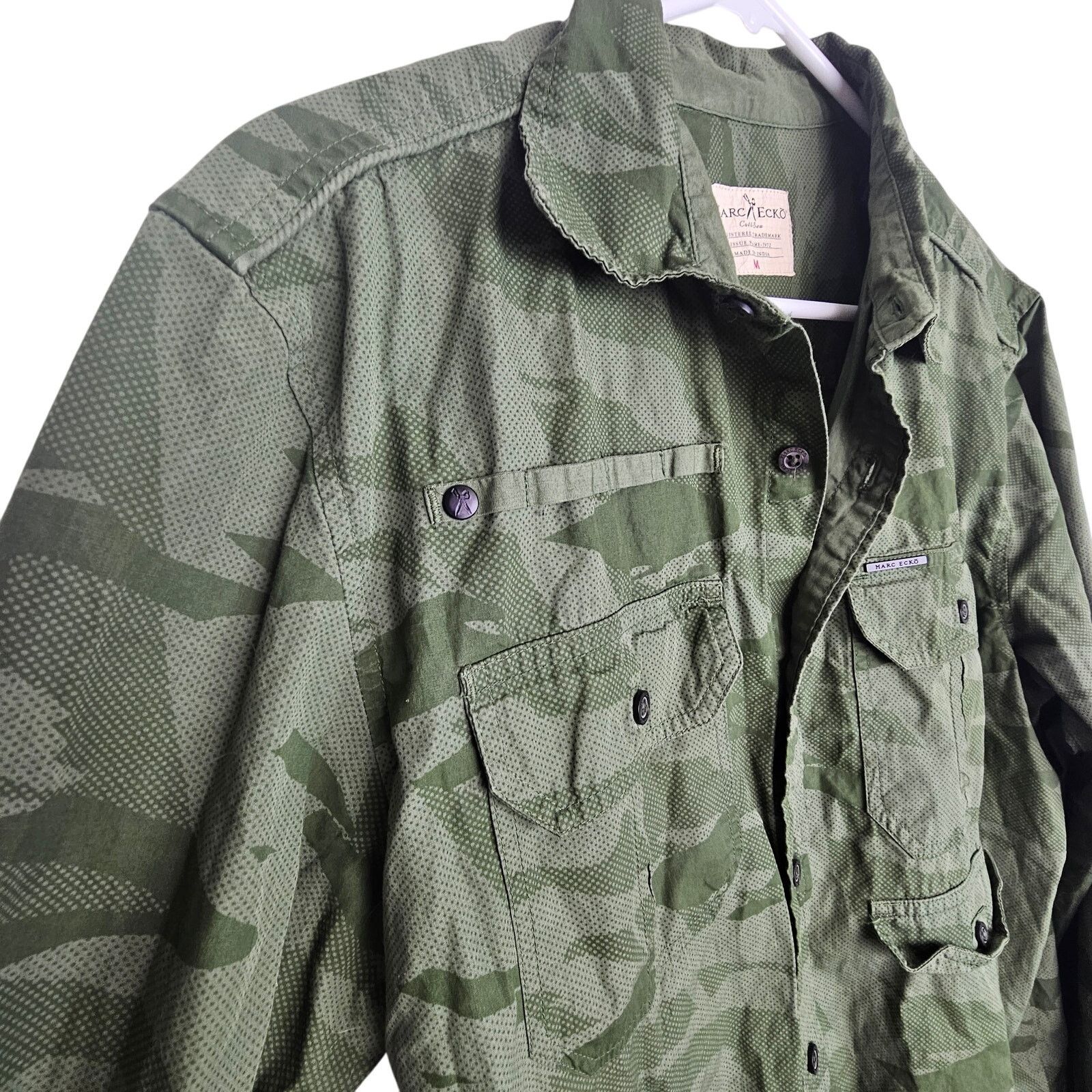 Marc Ecko Marc Ecko Y2K Camo Shirt Cotton Lightweight Camouflage Skate Size US M / EU 48-50 / 2 - 5 Thumbnail