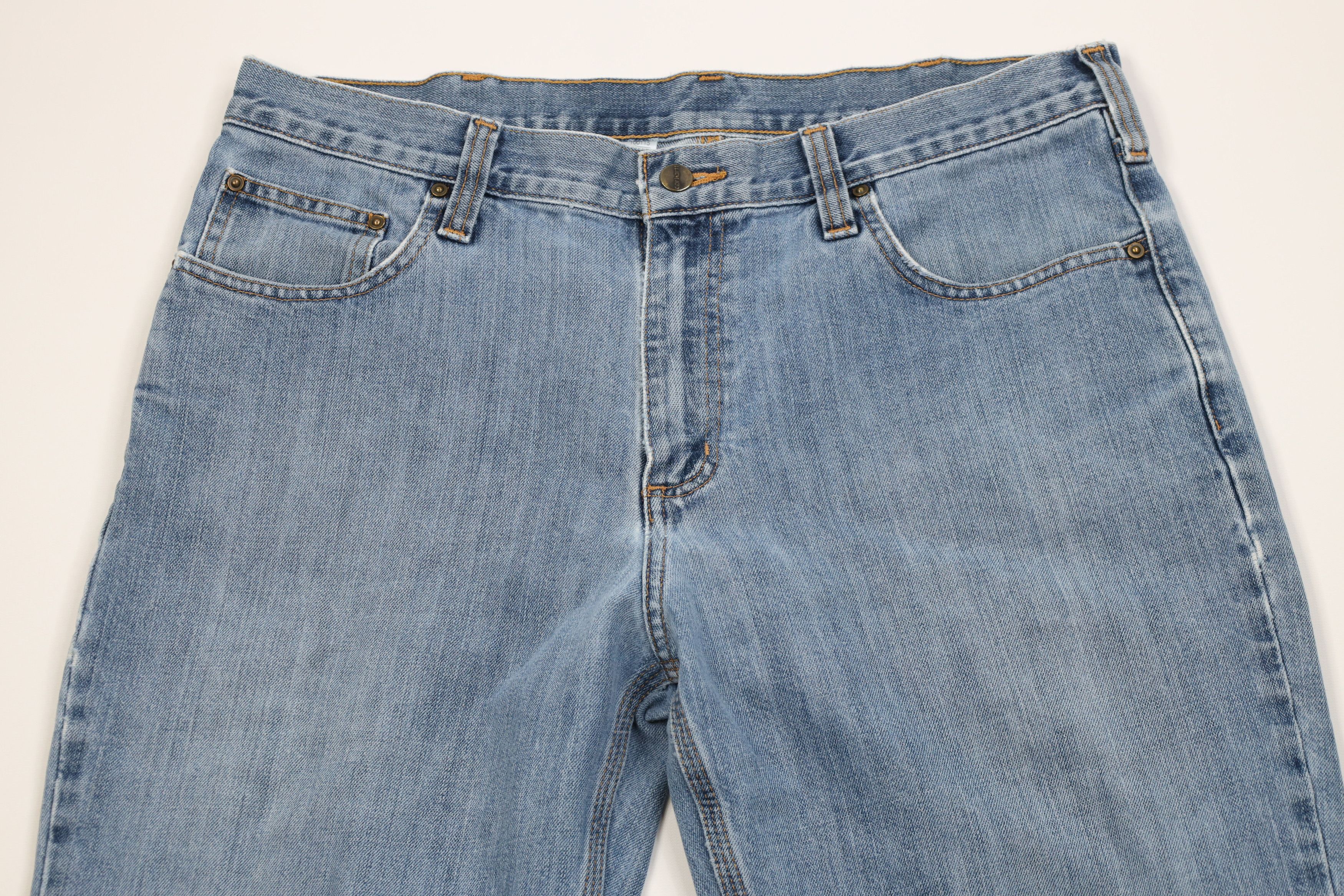 Carhartt Vintage Y2K Carhartt Relaxed Fit Wide Leg Denim Jeans Blue Size US 36 / EU 52 - 2 Thumbnail