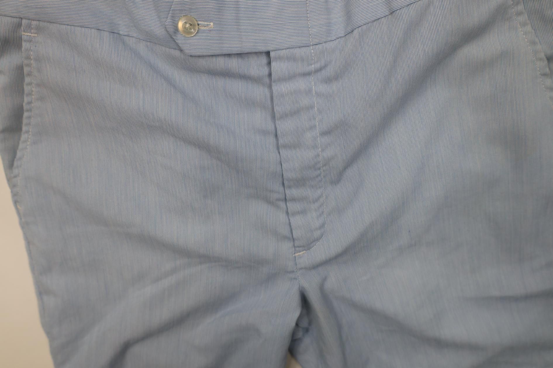 Vintage Vintage 70s Streetwear Striped Flared Wide Leg Pants Blue Size US 32 / EU 48 - 7 Thumbnail