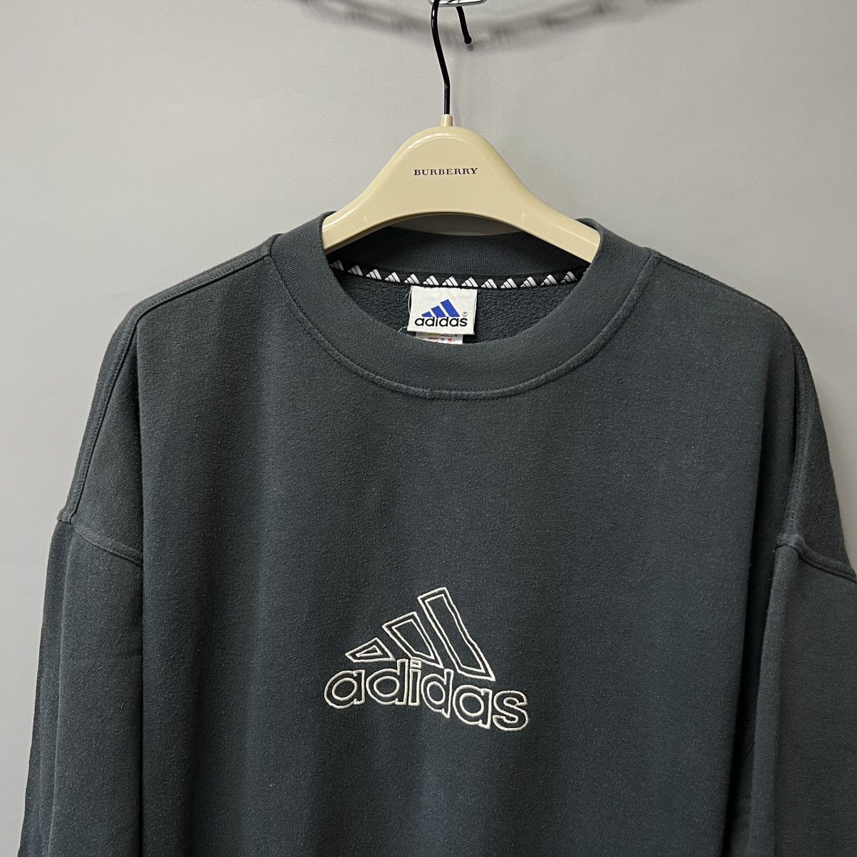 Adidas × Vintage Vintage 00’s Adidas Sweatshirt big logo y2k Size US L / EU 52-54 / 3 - 2 Thumbnail