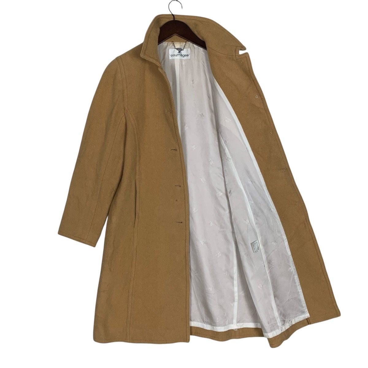 Courreges Vintage Courreges Luxury JapaneseBrand Long Coat Jacket Size S / US 4 / IT 40 - 7 Thumbnail
