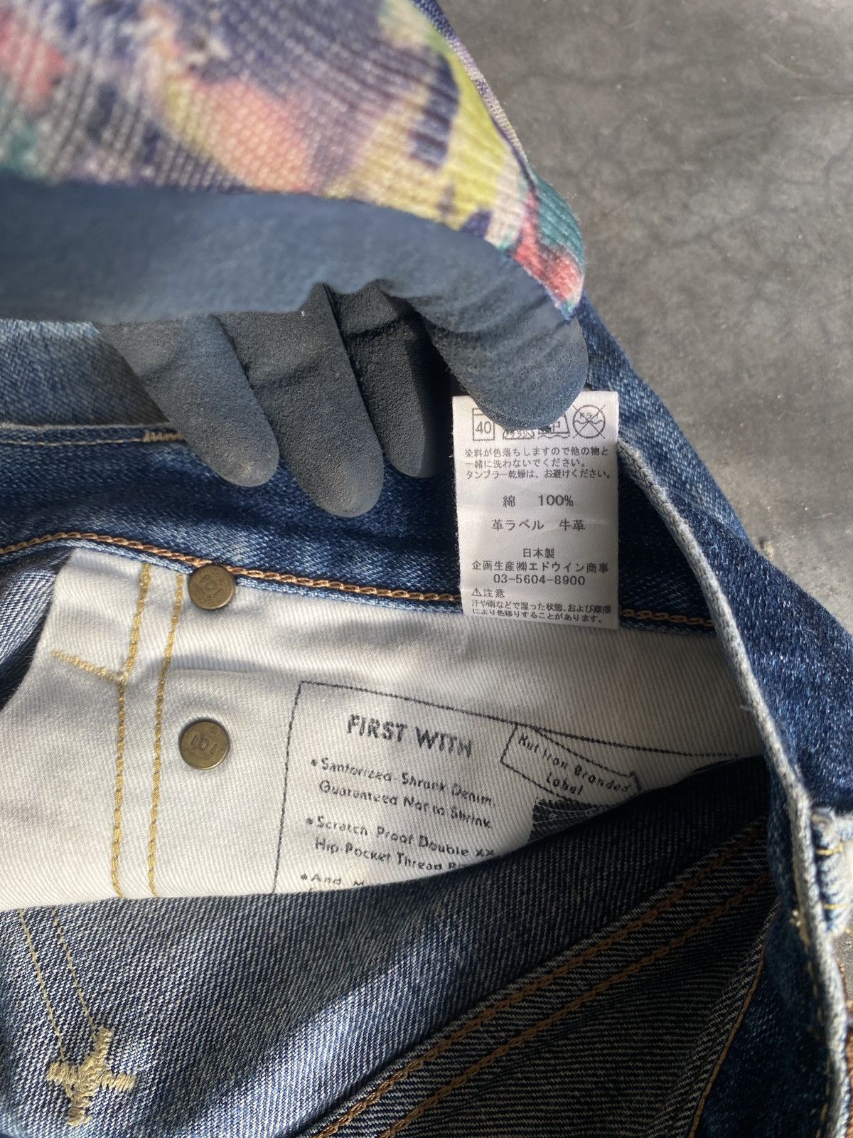 Lee × Vintage Vintage lee 101 selvedge denim Size US 33 - 11 Thumbnail