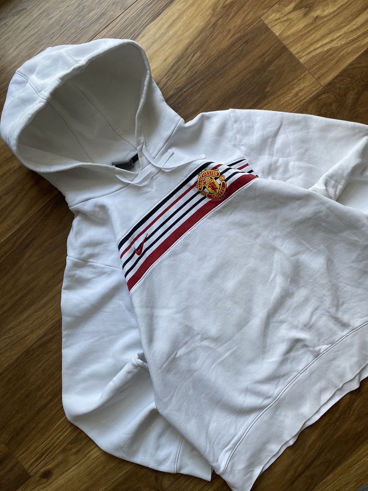 Nike Nike Vintage Hoodie Manchester United, Y2K,BlockCore Size US L / EU 52-54 / 3 - 2 Thumbnail
