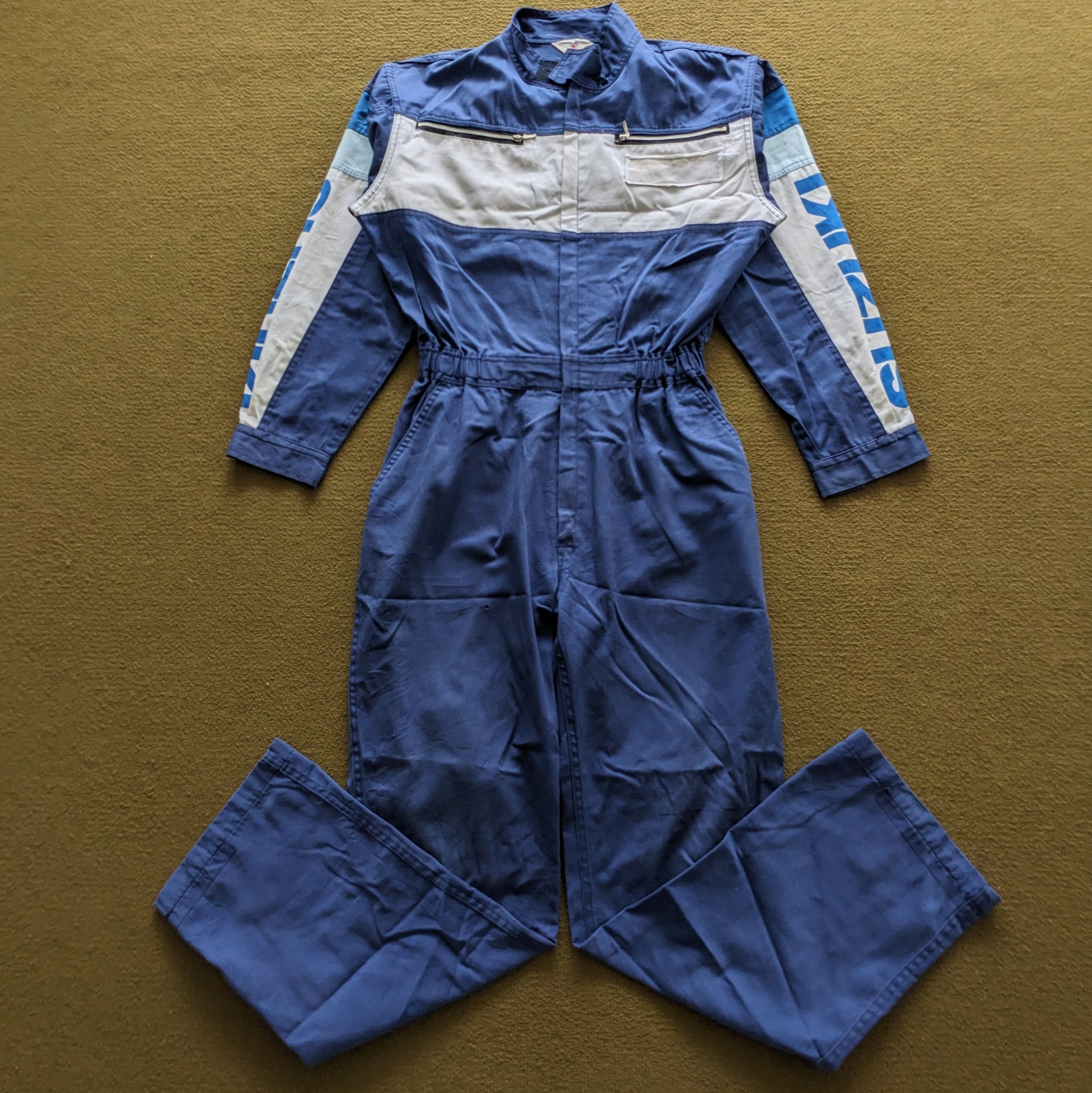 Vintage Vintage TEAM SUZUKI Japanese Racing Coverall Workwear Jacket Size US M / EU 48-50 / 2 - 3 Thumbnail