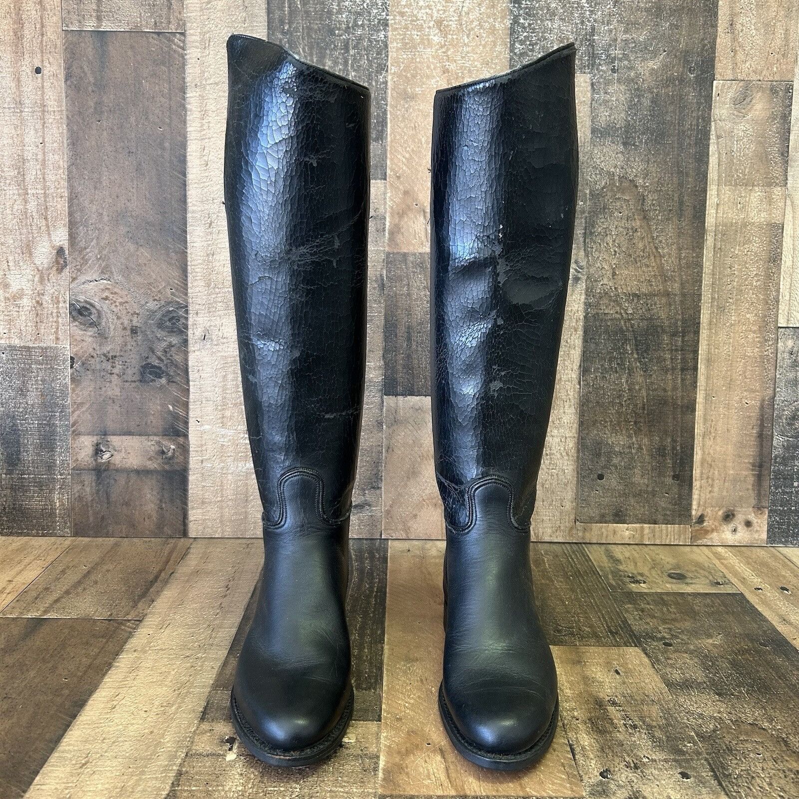Vintage Dehners Vintage 42739 Tall Riding Western Boots Womens 7 C Size US 7 / IT 37 - 7 Thumbnail