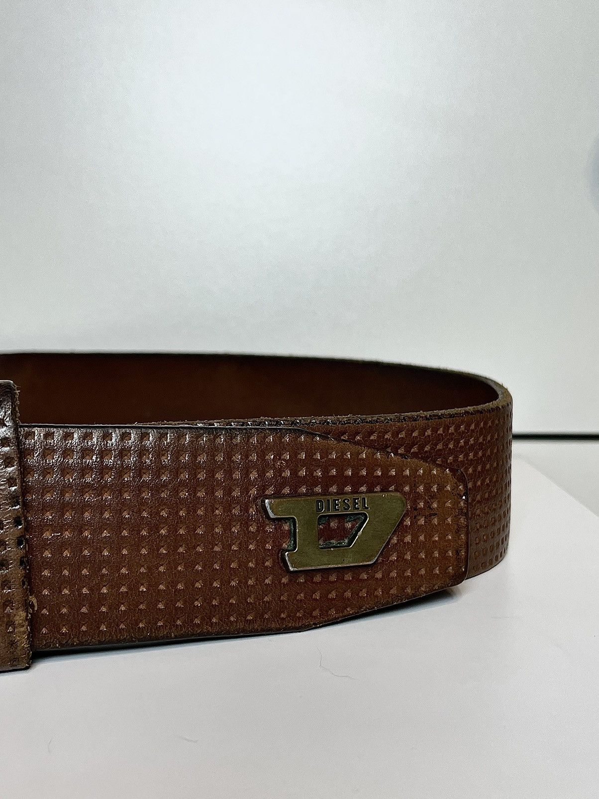 Diesel Vintage Diesel D Logo Leather Buckle Belt Hedi Slimane ysl Size ONE SIZE - 8 Thumbnail