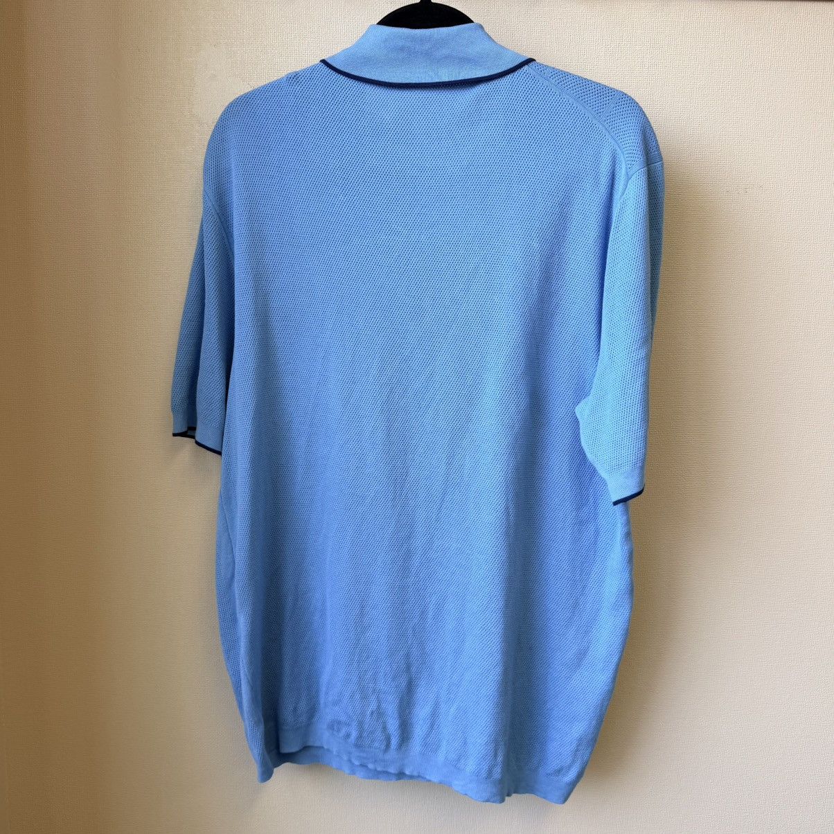 Ermenegildo Zegna Ermenegildo Zegna Knit Polo Sweater Blue Italy Sz 56 XXL Size US XL / EU 56 / 4 - 4 Thumbnail