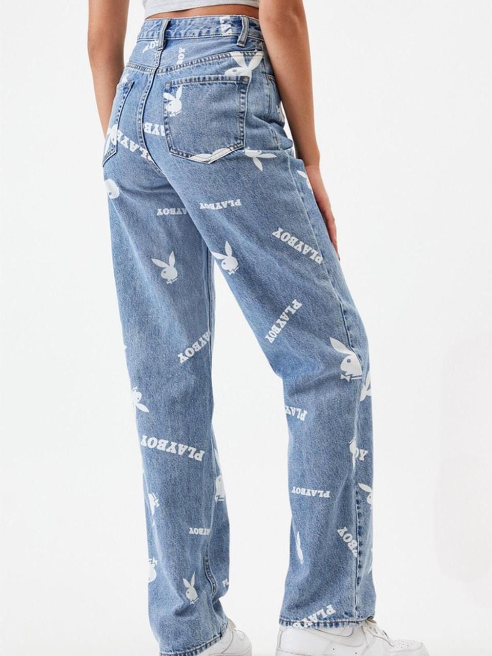 Playboy playboy 90s boyfriend jeans medium wash NWOT Size 24" / US 00 / IT 34 - 6 Thumbnail