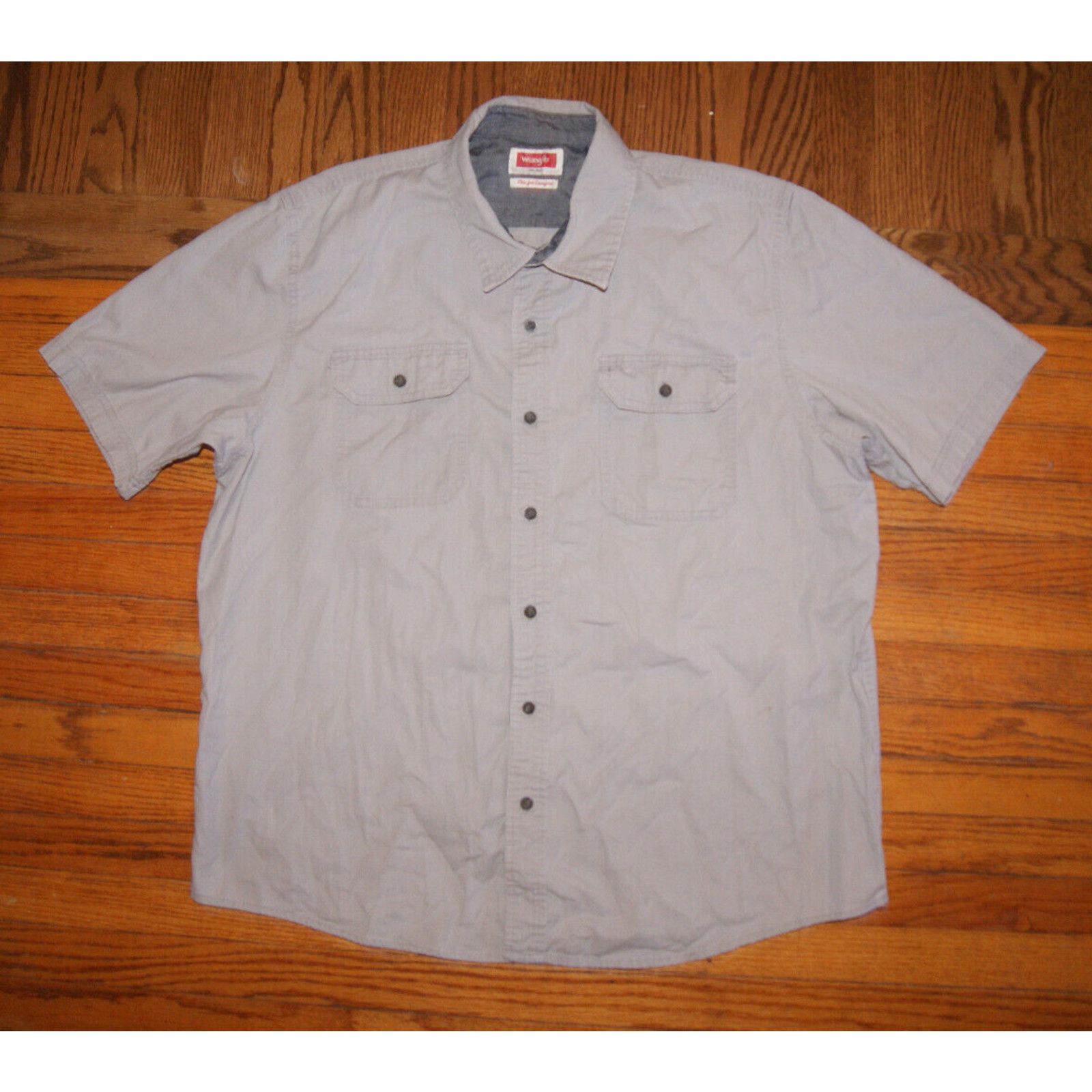 Wrangler Wrangler Button Up Shirt Mens XL Stretch Western Work Flex Size US XL / EU 56 / 4 - 2 Thumbnail