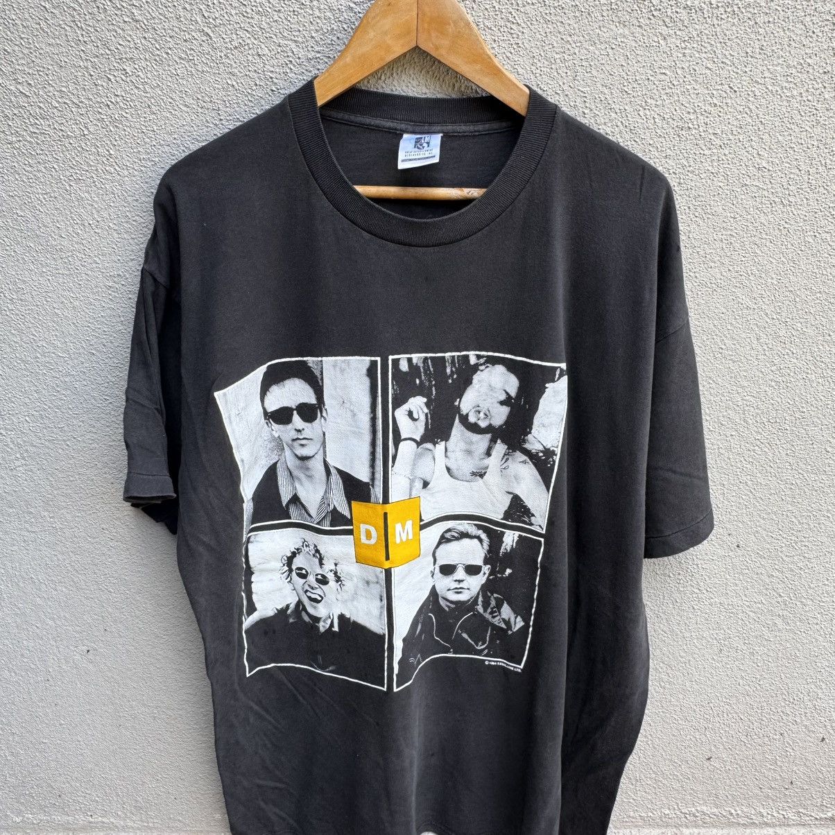 Band Tees Vintage 90s DEPECHE MODE band tee new wave synth pop Size US XL / EU 56 / 4 - 2 Thumbnail