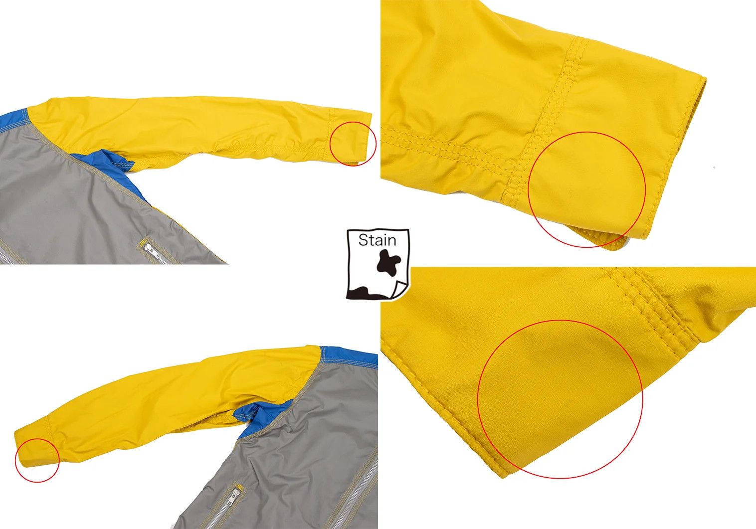 Junya Watanabe Windstopper Nylon Mountain Parka in Yellow, Blue, Grey Size US XS / EU 42 / 0 - 5 Thumbnail