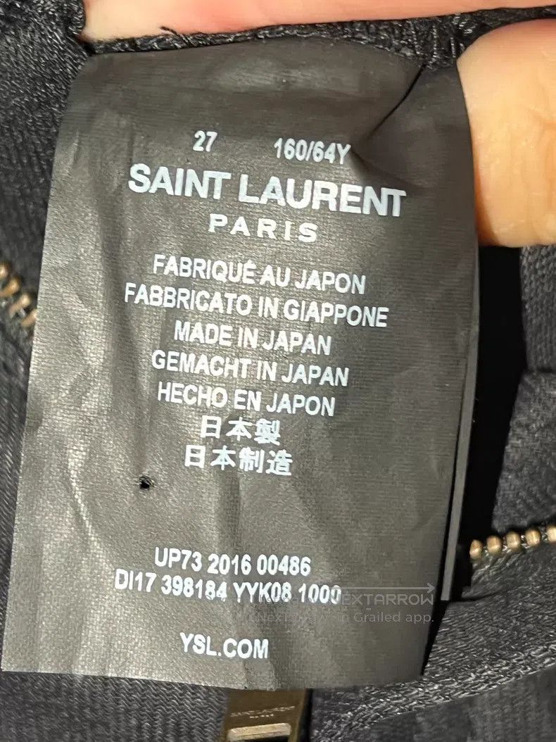Saint Laurent Paris Saint Laurent Paris Cut and Destroyed Denim Jeans i Size US 27 - 8 Thumbnail