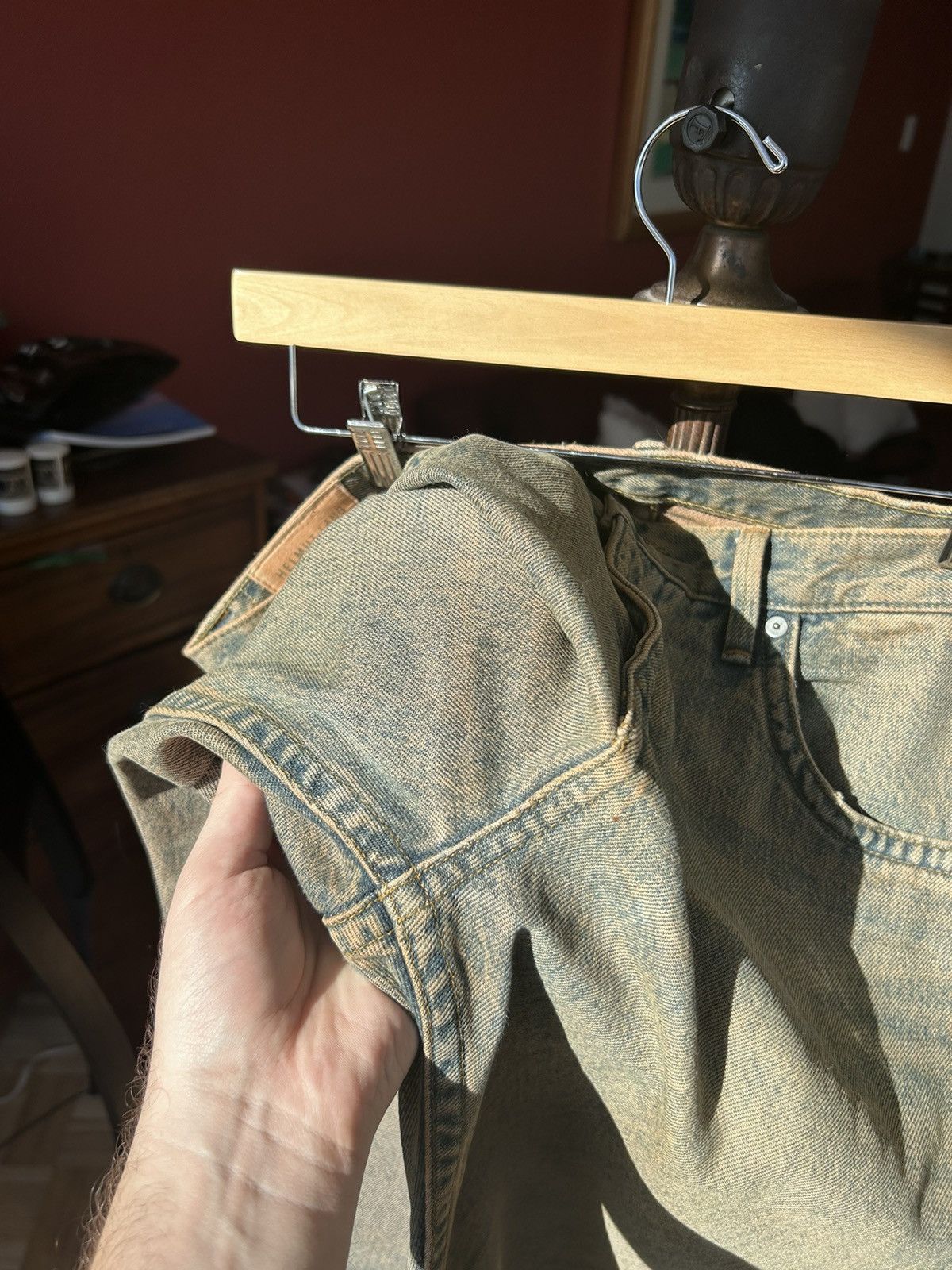 Helmut Lang Helmut Lang Brick Washed Denim- Made in USA Size US 32 / EU 48 - 5 Thumbnail