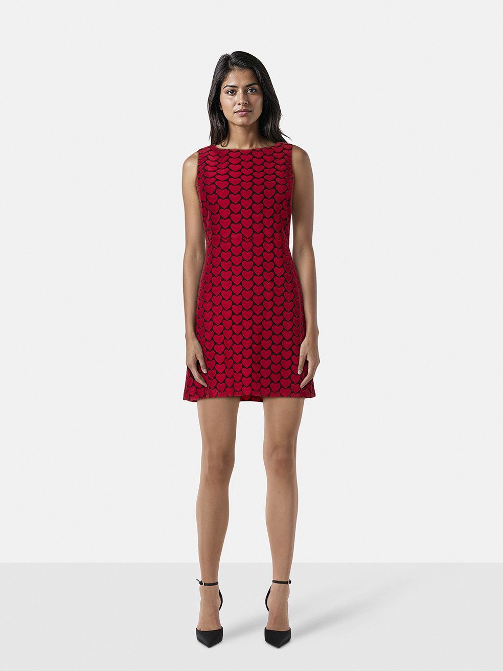 Alice + Olivia Heart Embroidered Sleeveless Dress Size S / US 4 / IT 40 - 1 Thumbnail