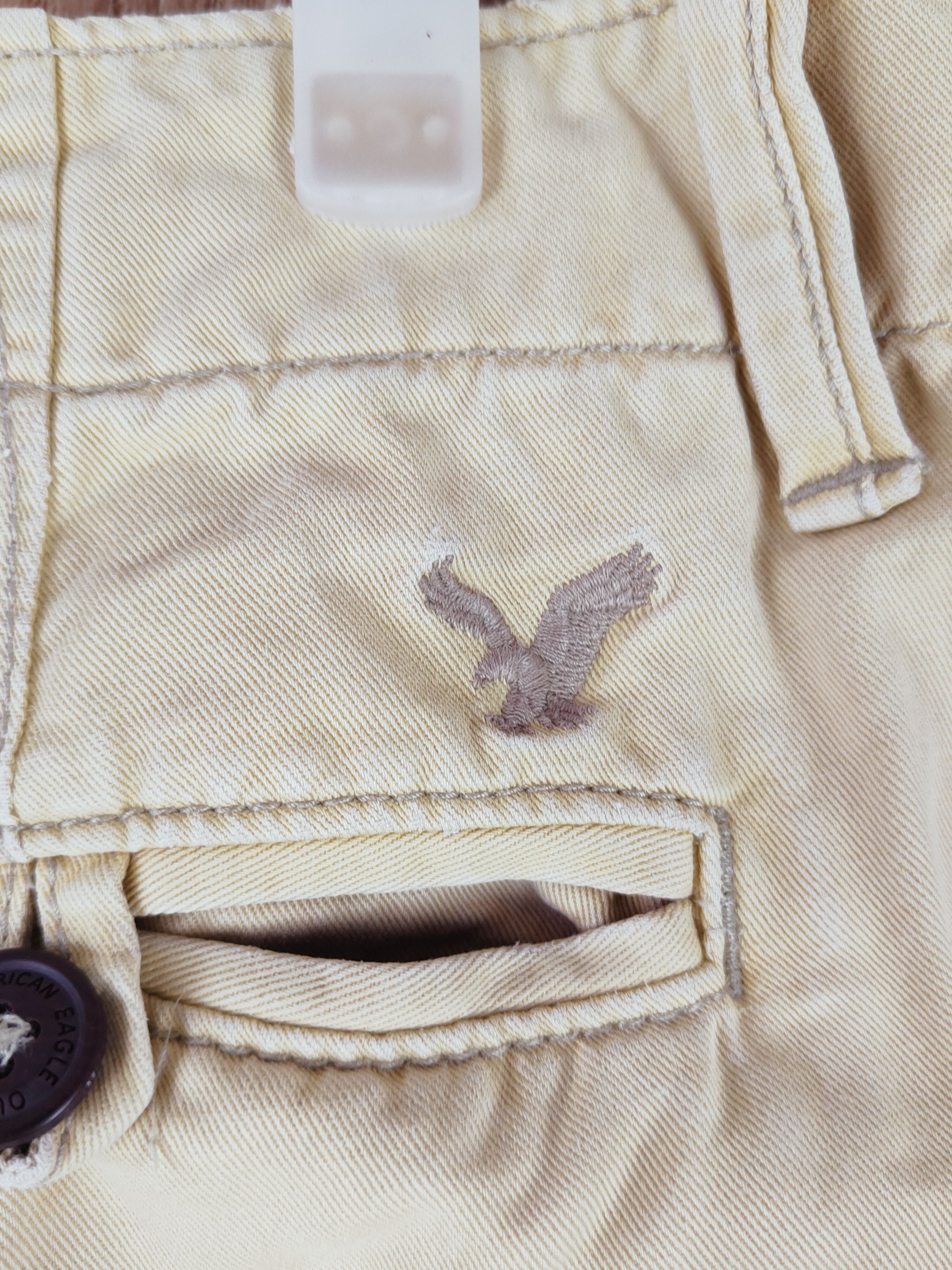 American Eagle Outfitters × Japanese Brand × Vintage American Eagle Outfitters Yellow Casual Pants #S2744 Size US 32 / EU 48 - 10 Thumbnail