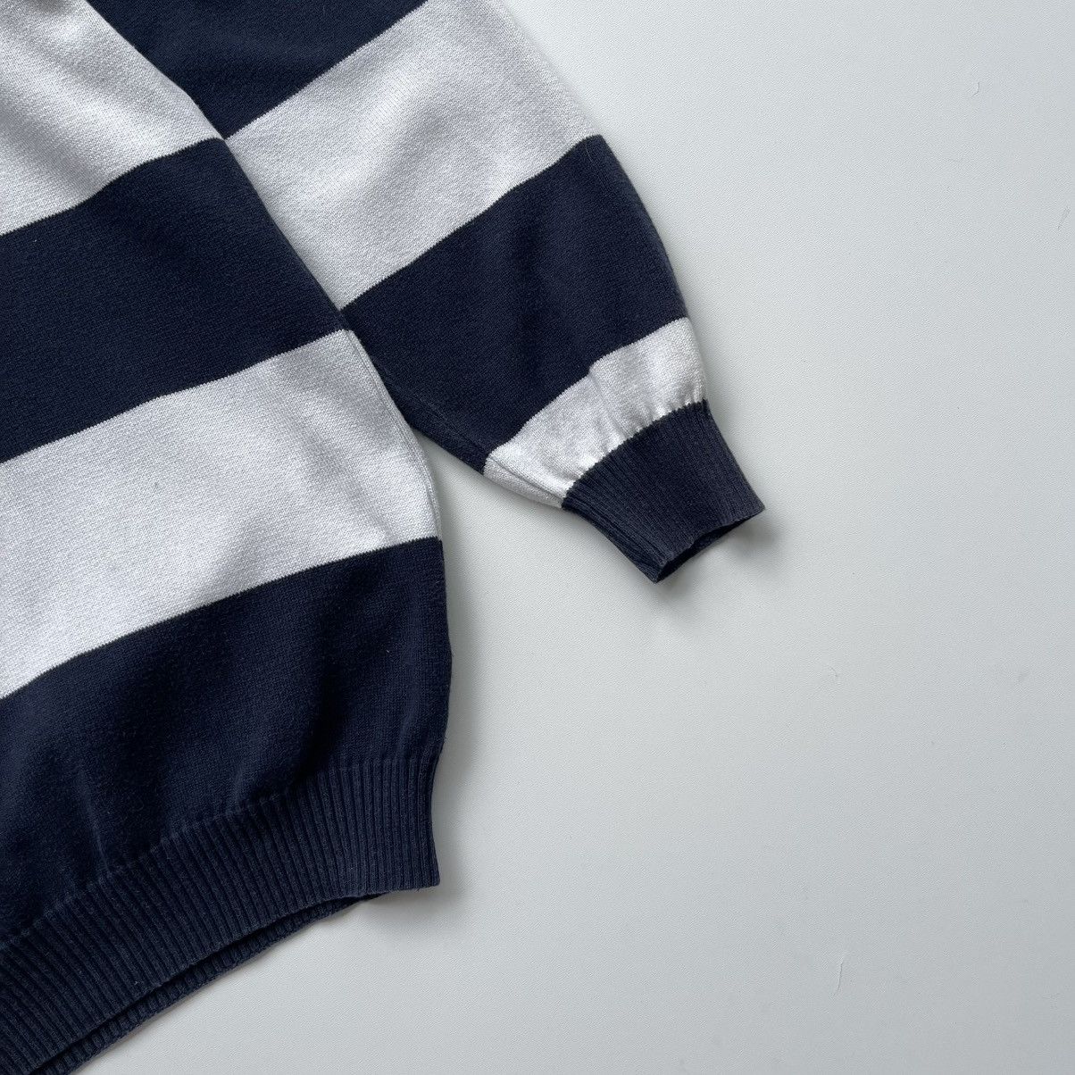 Paul & Shark × Vintage Paul & Shark Yachting Watershed Blue Denim Half Zip Sweater Size US XXL / EU 58 / 5 - 4 Thumbnail