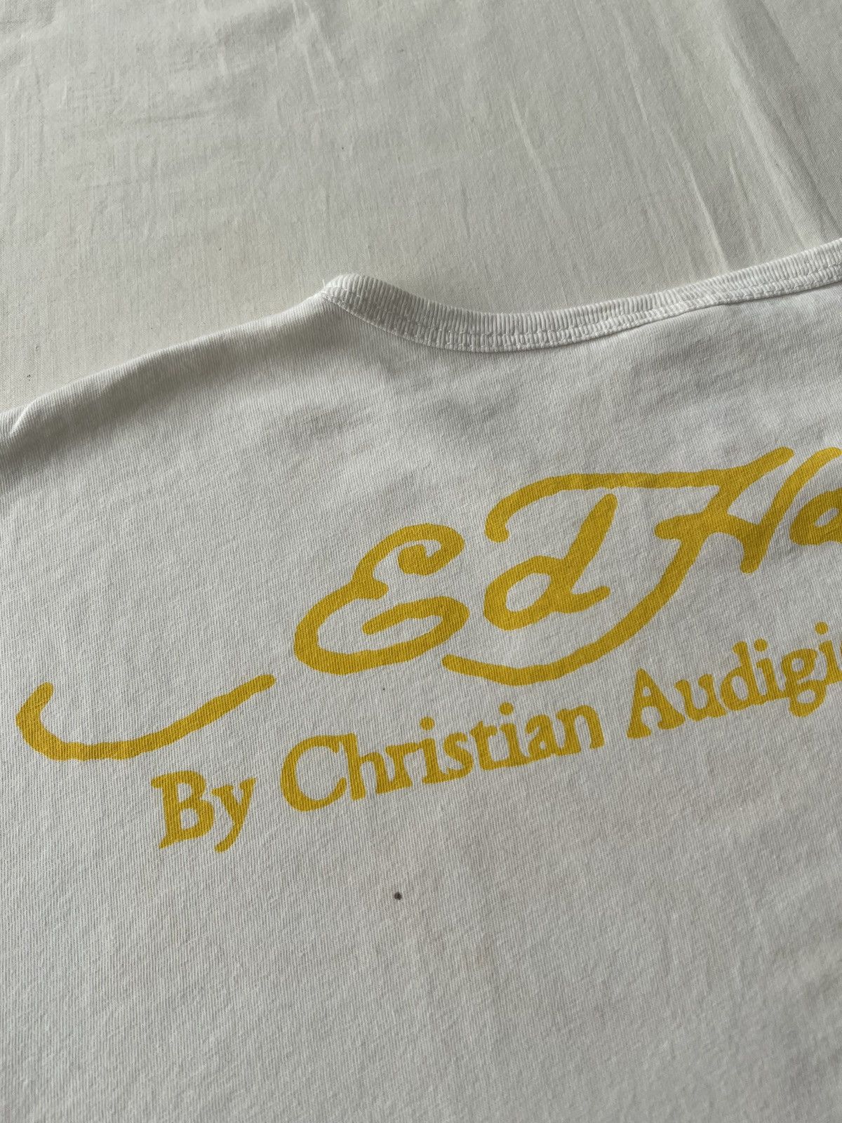 Ed Hardy Ed Hardy Christian Audigier Eagle Tattoo White T-shirt Size US L / EU 52-54 / 3 - 16 Thumbnail