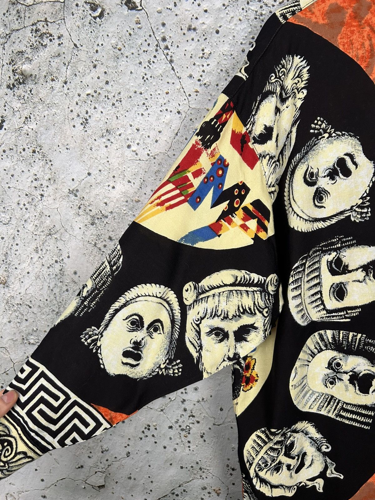 Designer Vintage Avantgarde Mask Alternative Shirt 90s Grunge Punk Size US L / EU 52-54 / 3 - 6 Thumbnail