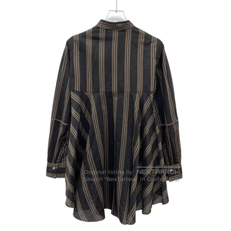 Brunello Cucinelli Brunello Cucinelli Color block vertical striped cotton lap Size XS / US 0-2 / IT 36-38 - 2 Thumbnail