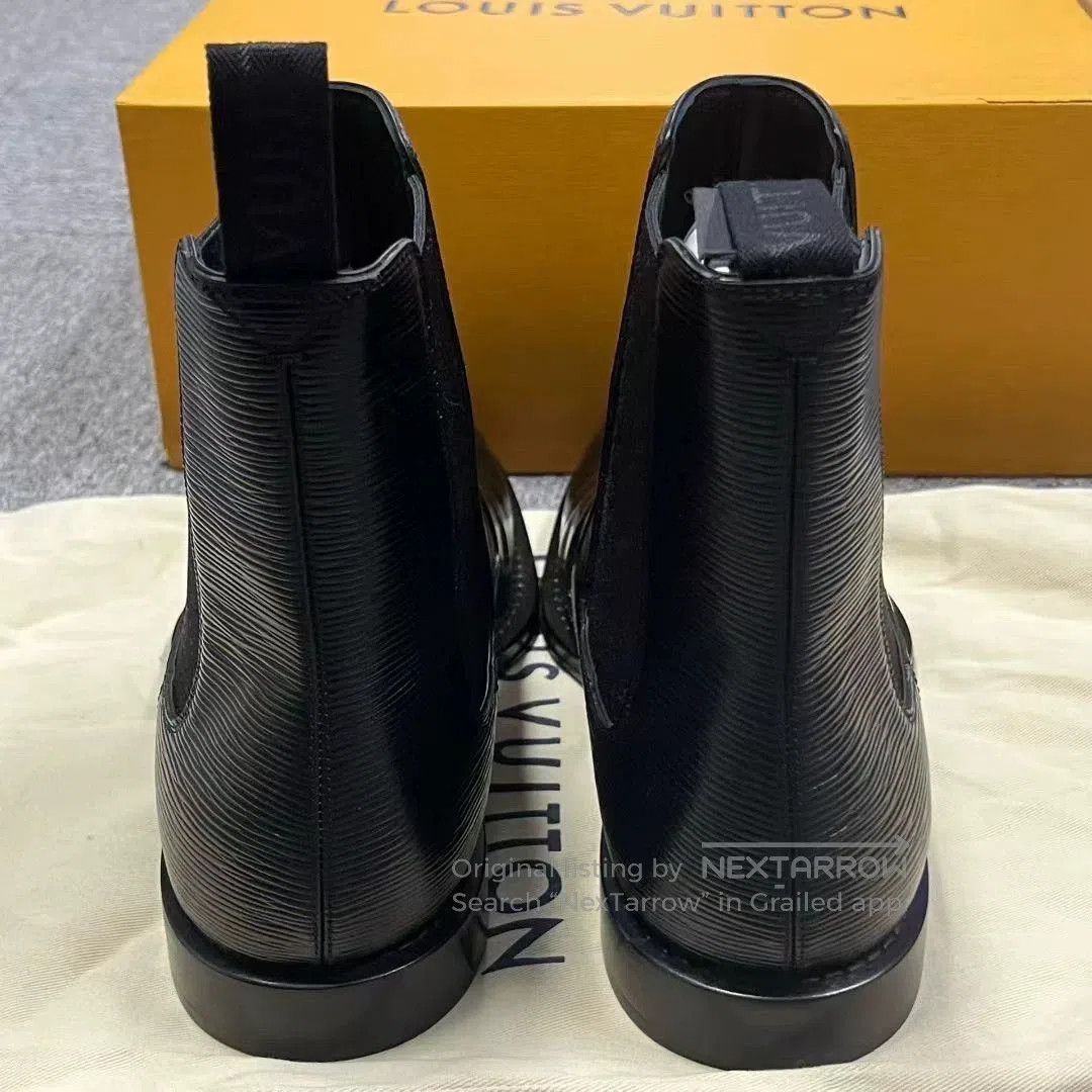 Louis Vuitton louis vuitton black chelsea ankle boots. Size US 6.5 / EU 39-40 - 3 Thumbnail