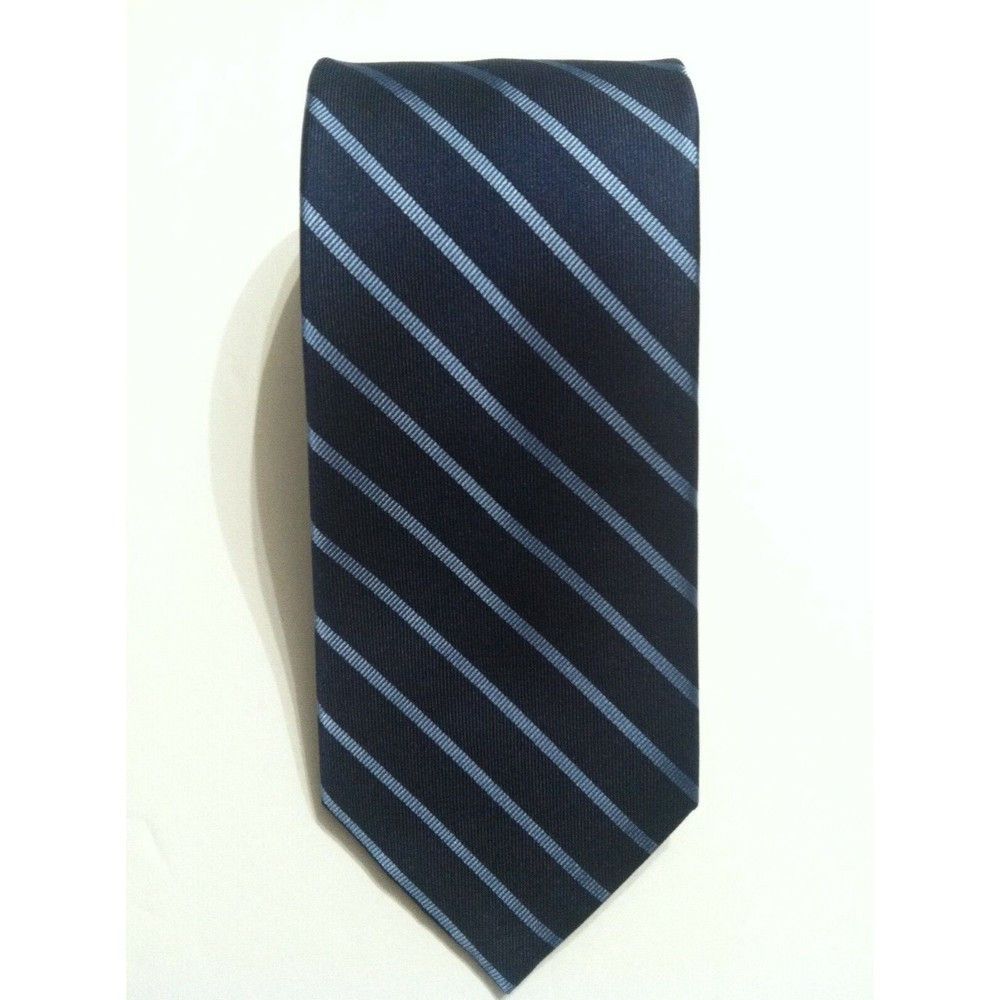 Tommy Hilfiger TOMMY HILFIGER MENS NEW NAVY 100%SILK TIE WIDTH:3 1/8" Size ONE SIZE - 1 Thumbnail