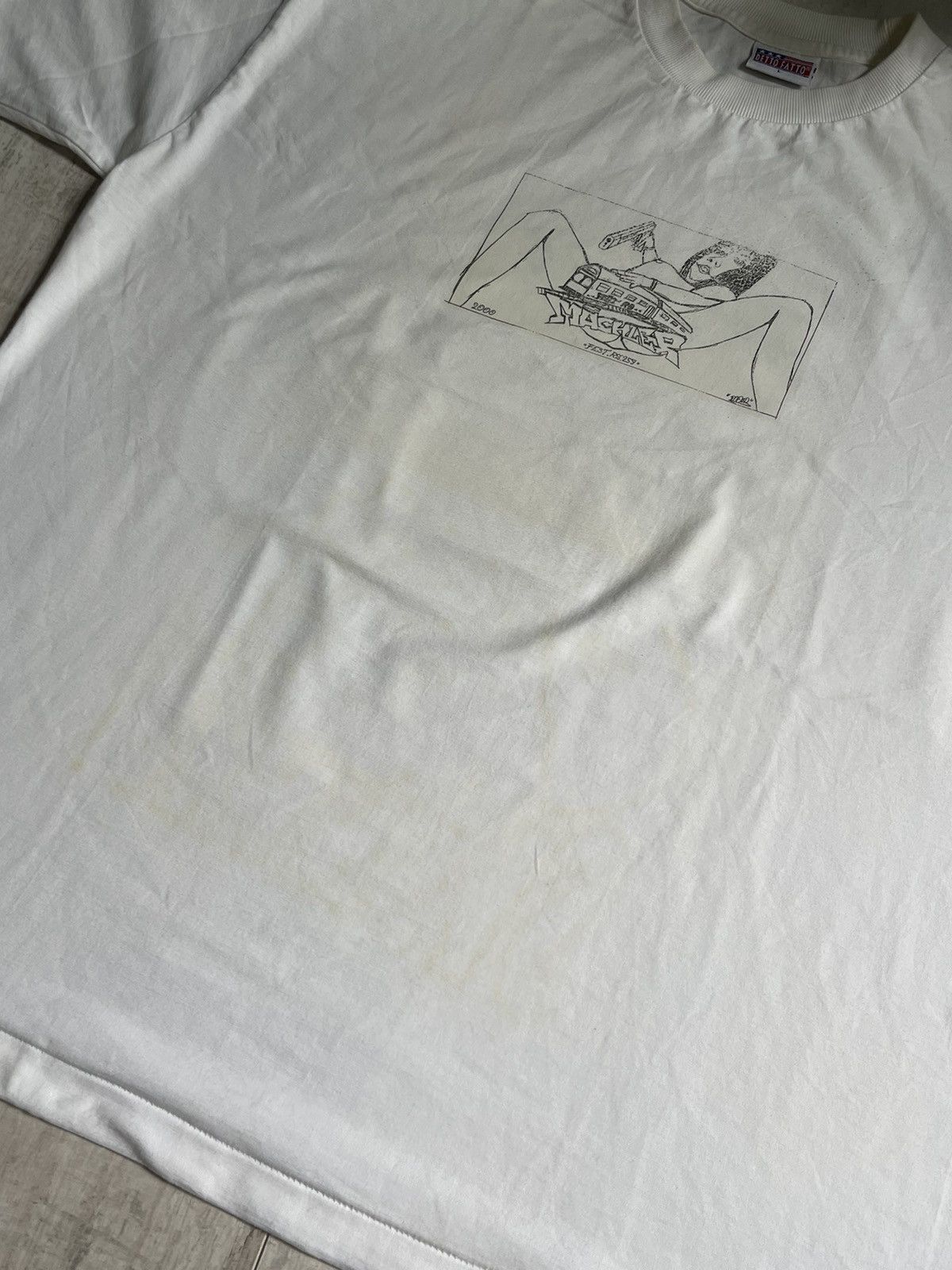 Vintage Vintage Machler 00’s Graffiti Art Germany T-Shirt RARE Size US L / EU 52-54 / 3 - 13 Thumbnail
