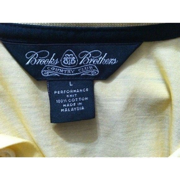 Brooks Brothers BROOKS BROTHERS MENS NEW 100%COTTON GOLF POLO SHIRT SIZE: L Size US L / EU 52-54 / 3 - 4 Thumbnail