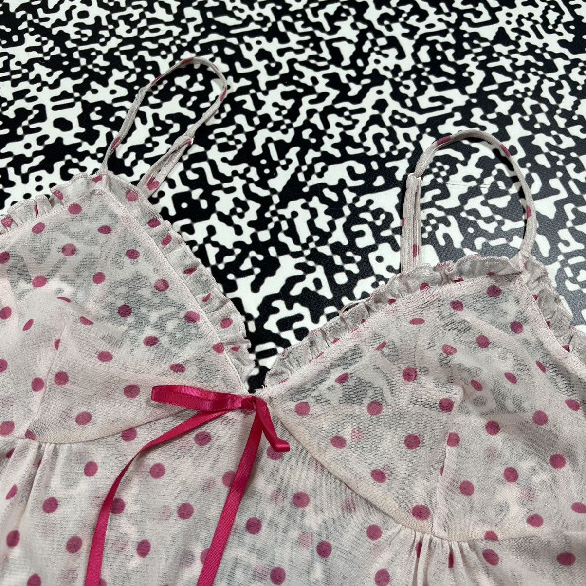 Vintage Vintage Y2K Sexy Mesh Dot Night Retro Tank Top 90s Style Size M / US 6-8 / IT 42-44 - 8 Thumbnail