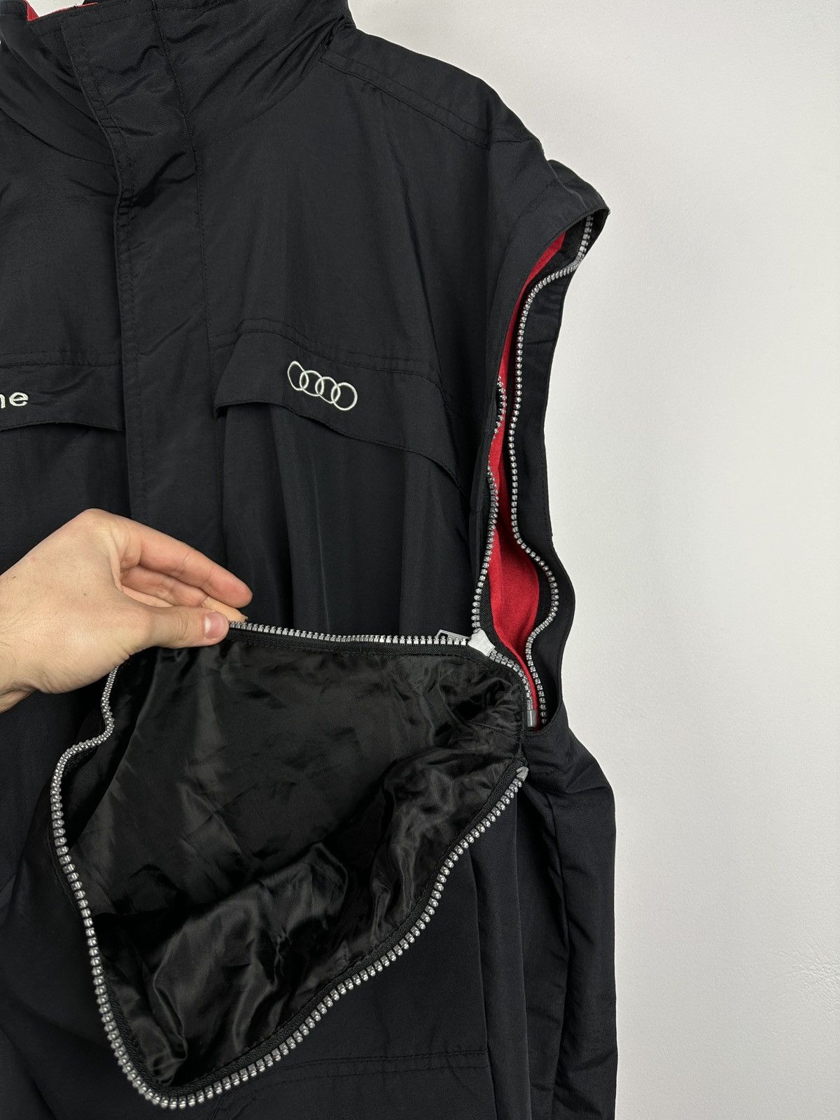 Audi × Vintage Vintage Audi S line Transformer 2 In 1 Racing Jacket Vest Size US XL / EU 56 / 4 - 10 Thumbnail