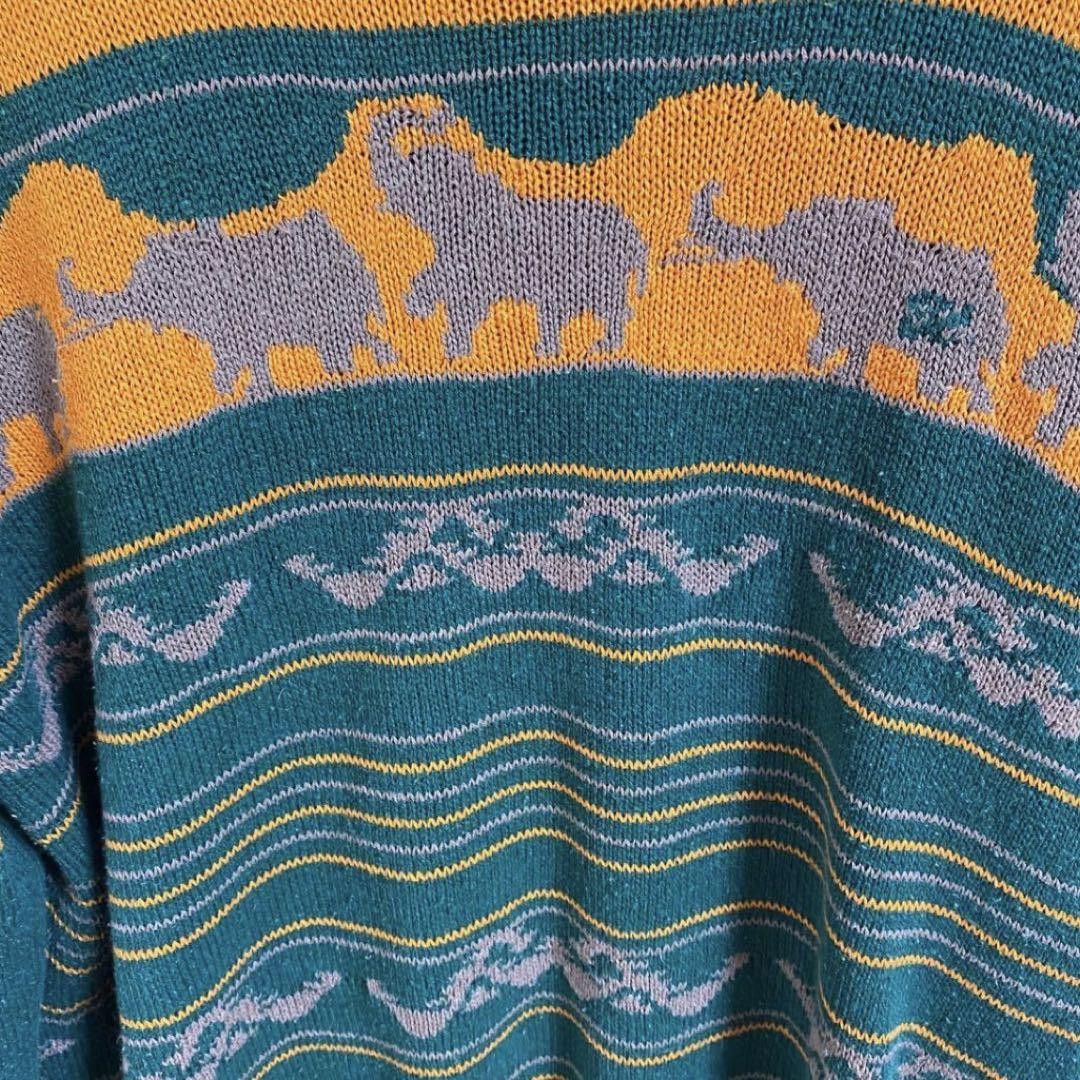 Undercover UNDERCOVER 1997SS Elephant Knit Green Free Size Size ONE SIZE - 9 Thumbnail