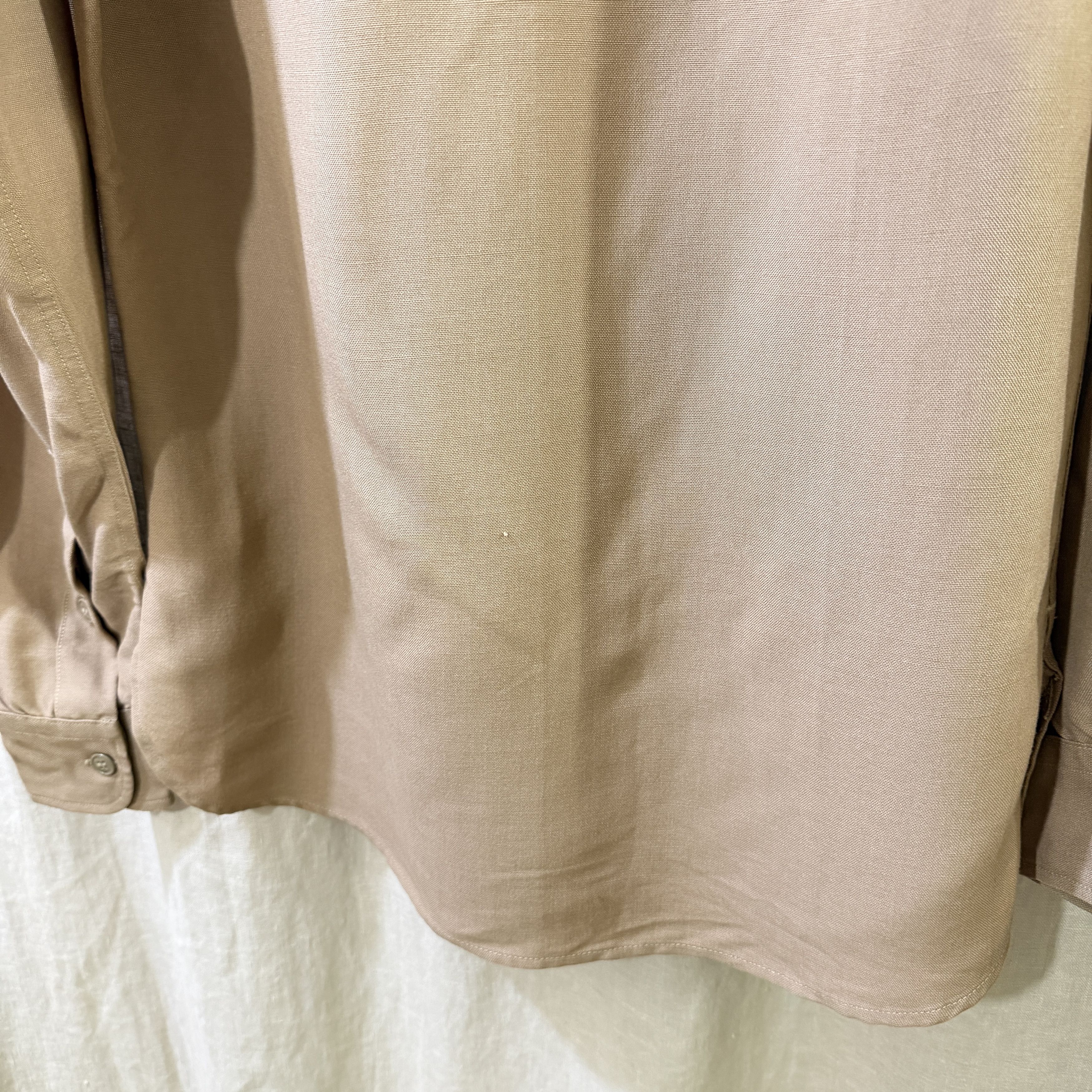 Vintage 1950s Tan Military Mohair Blend Field Shirt Size US M / EU 48-50 / 2 - 10 Thumbnail