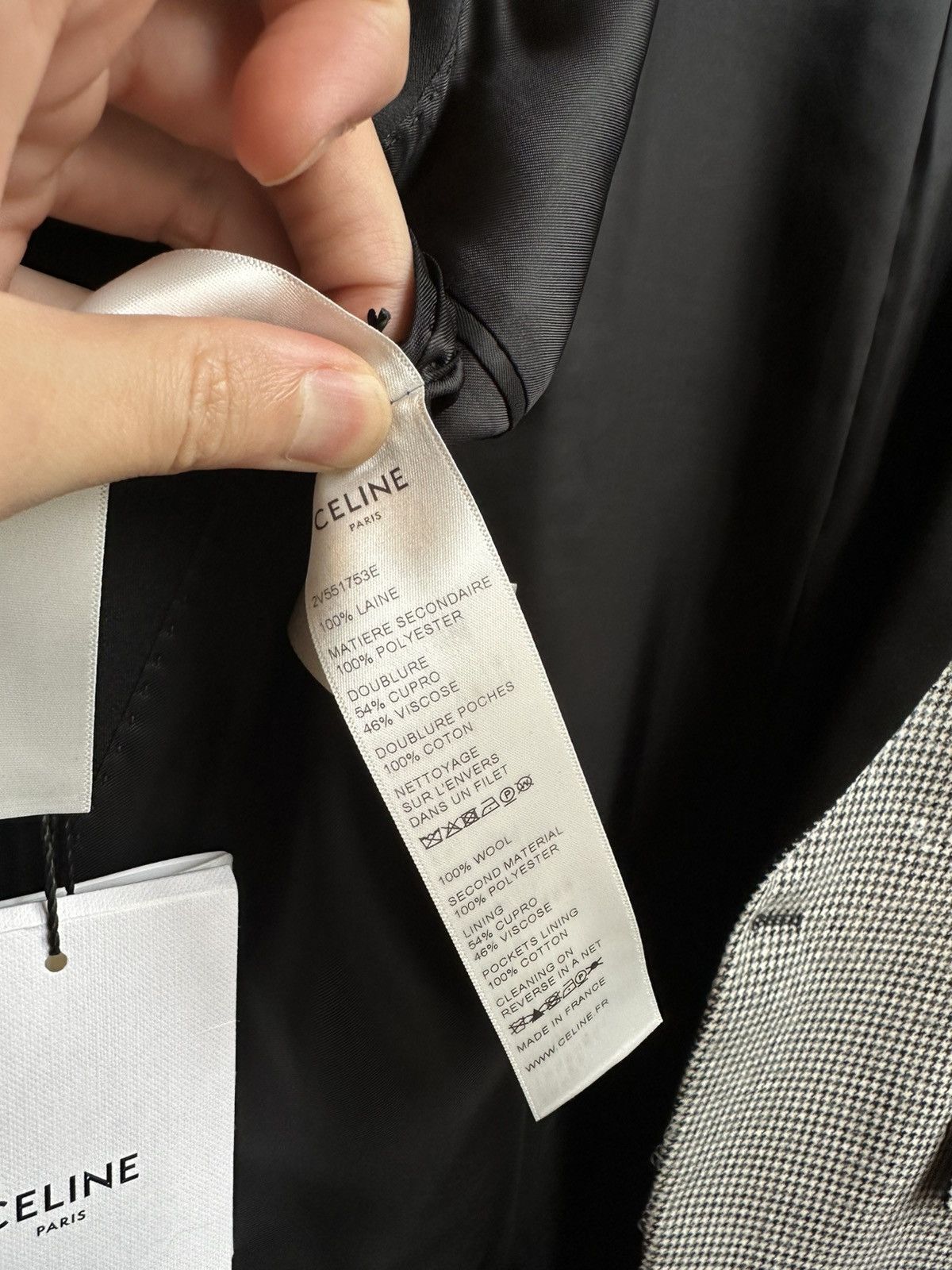 Celine Céline hedi Slimane Size 50R - 8 Thumbnail